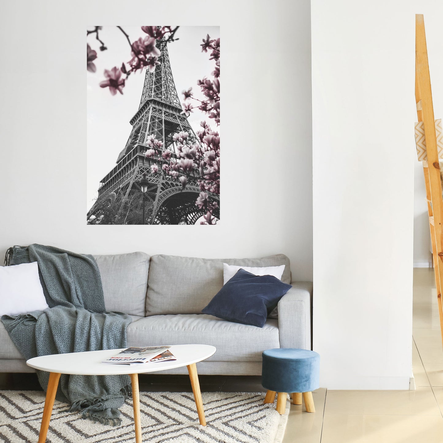 Poster verticale staccabile e attaccabile EIFFEL IN BLOOM