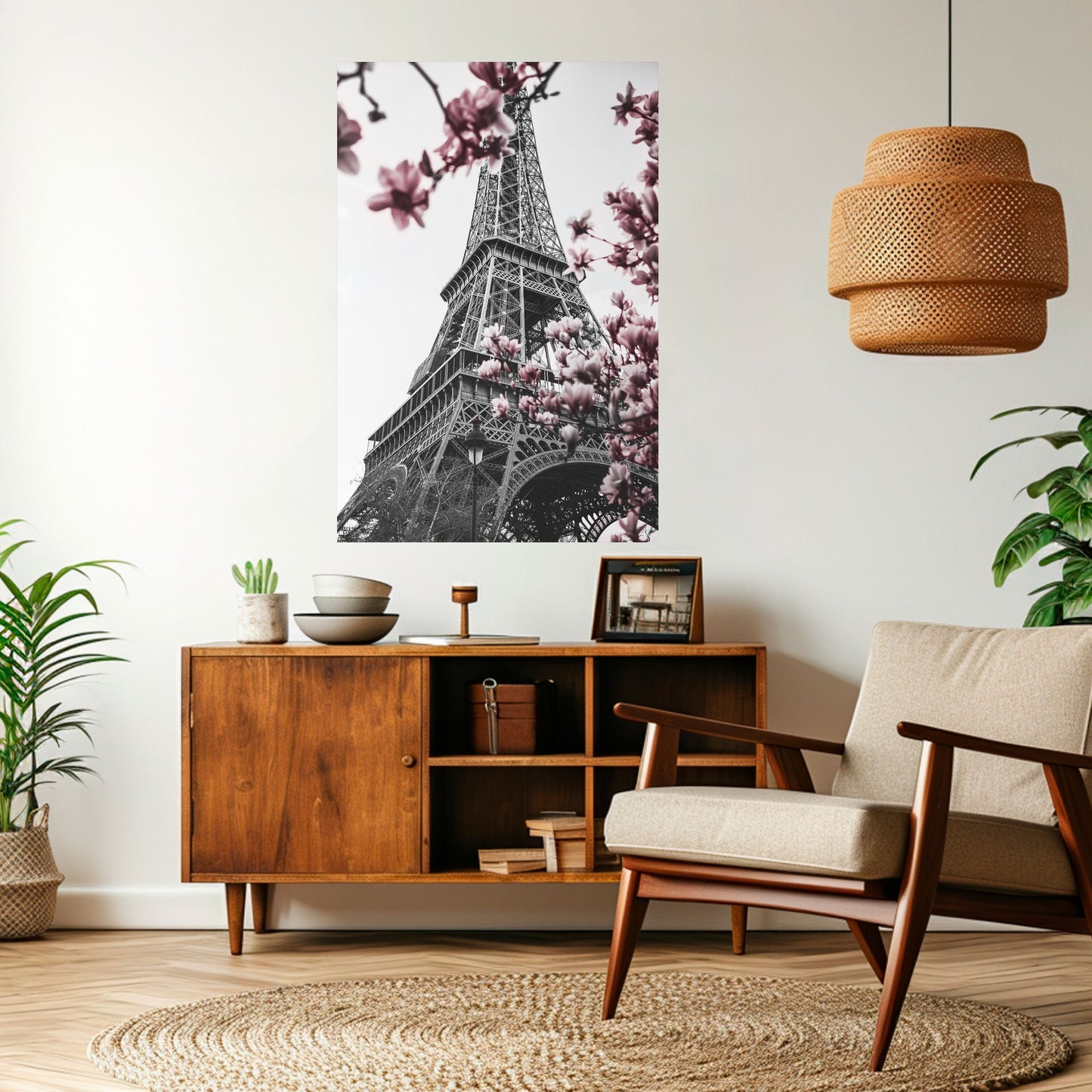 Poster verticale staccabile e attaccabile EIFFEL IN BLOOM