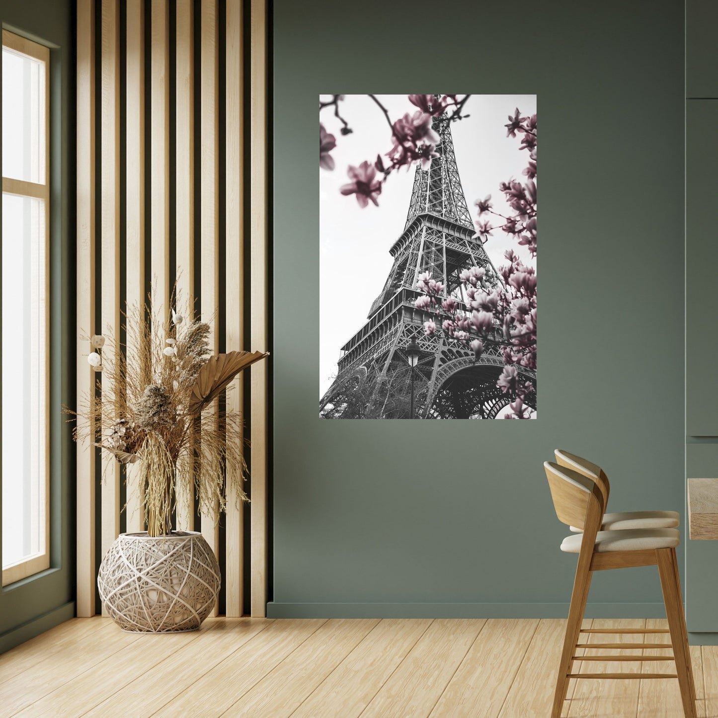 Poster verticale staccabile e attaccabile EIFFEL IN BLOOM
