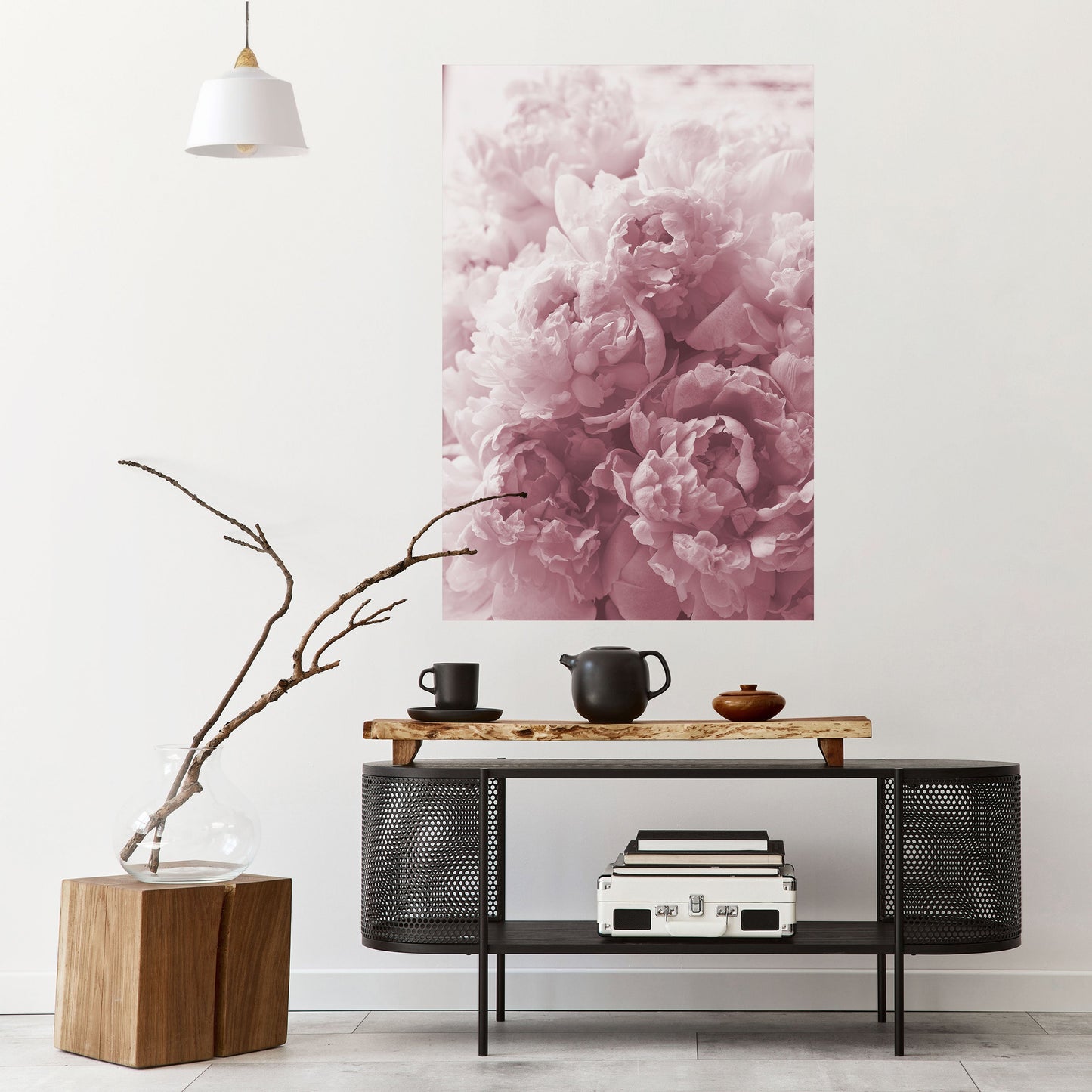 Poster verticale BLUSHED SERENITY staccabile e attaccabile