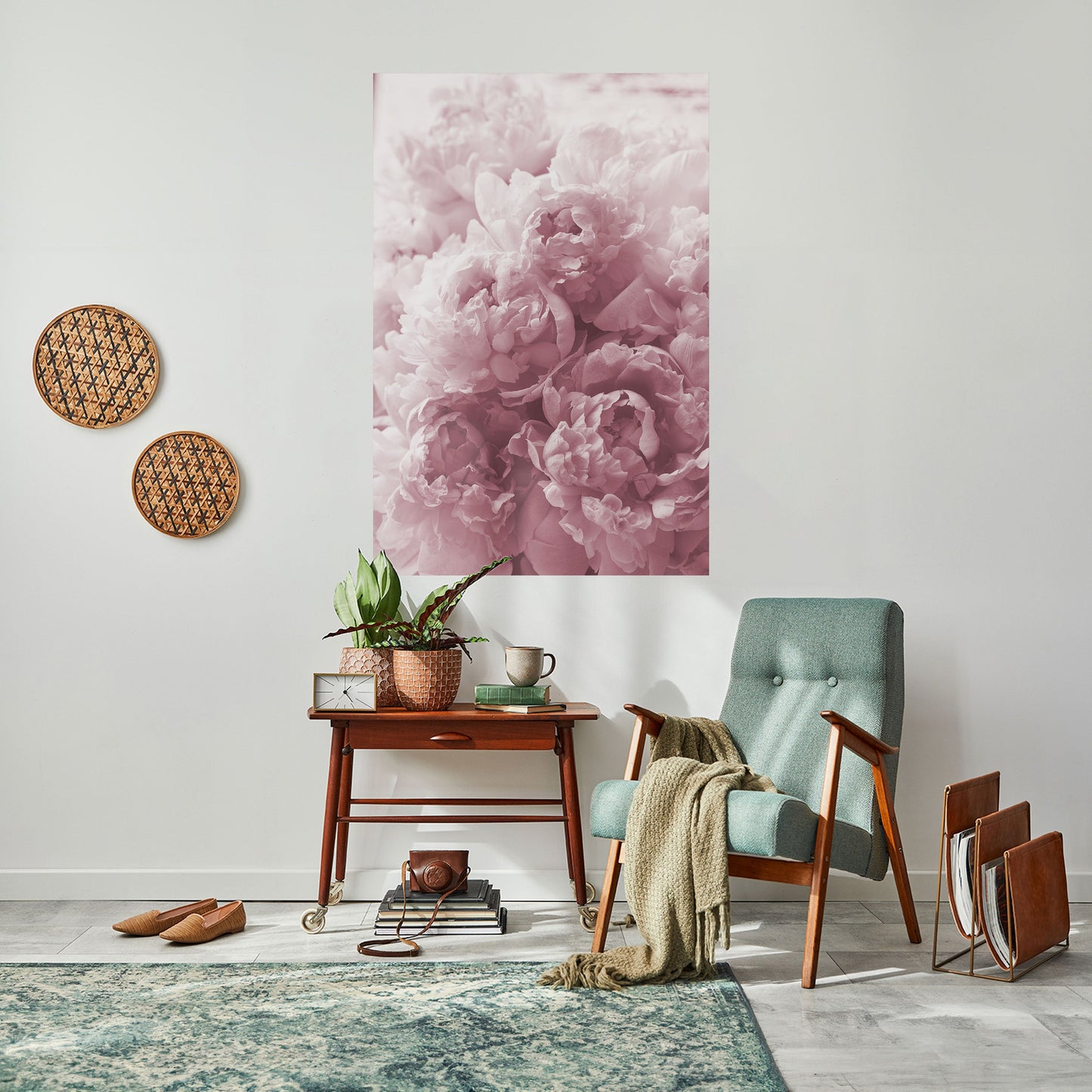 Poster verticale BLUSHED SERENITY staccabile e attaccabile