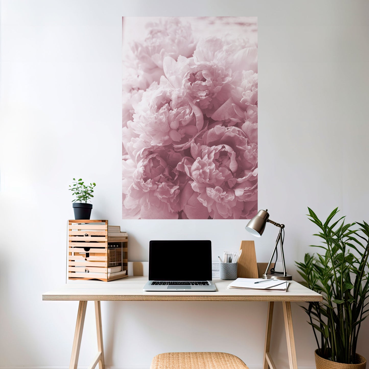 Poster verticale BLUSHED SERENITY staccabile e attaccabile