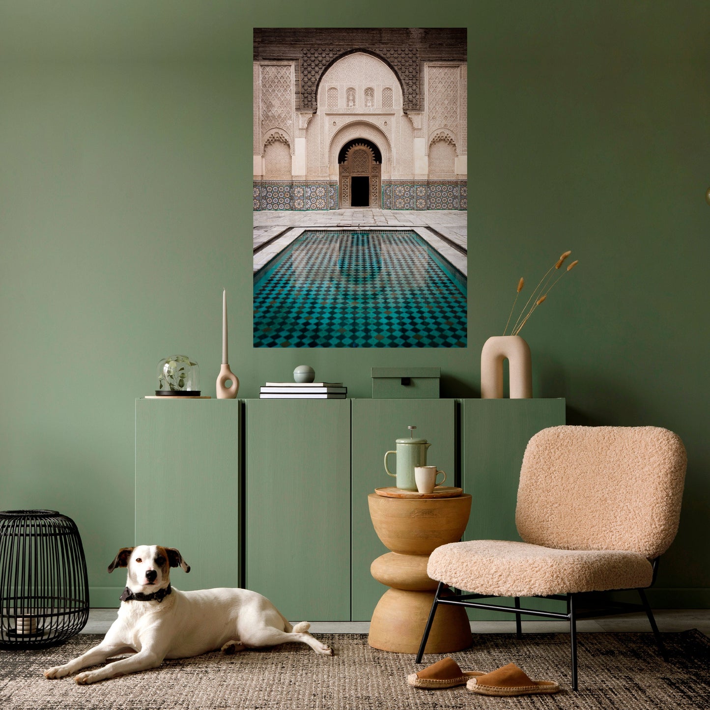 Poster verticale staccabile e attaccabile INGRESSO MISTICO