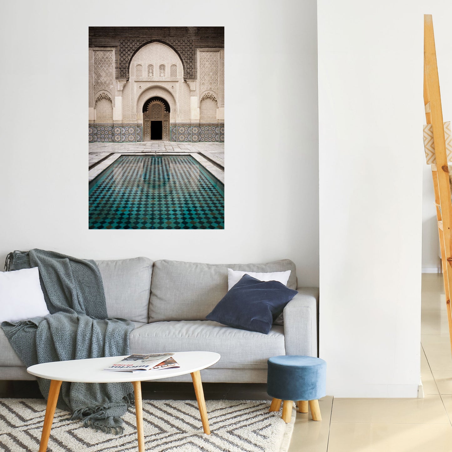 Poster verticale staccabile e attaccabile INGRESSO MISTICO