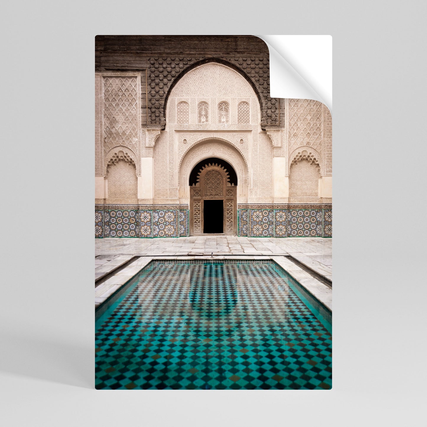 Poster verticale staccabile e attaccabile INGRESSO MISTICO