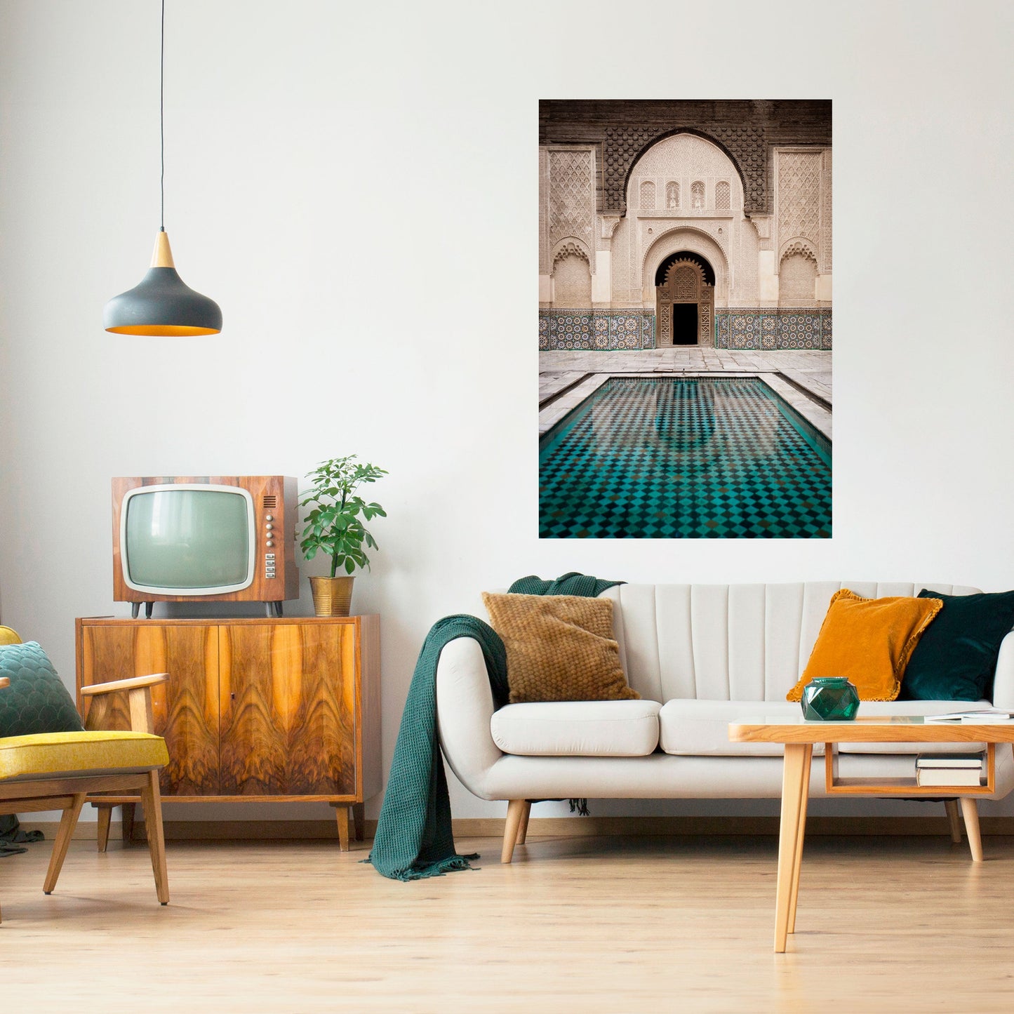 Poster verticale staccabile e attaccabile INGRESSO MISTICO
