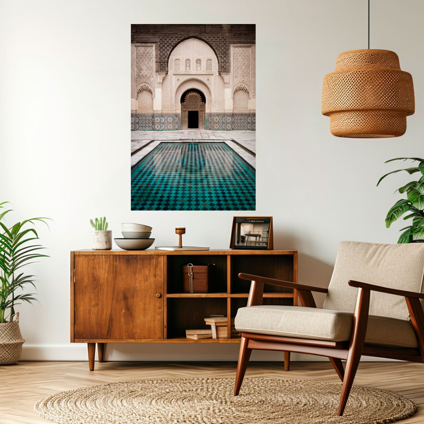 Poster verticale staccabile e attaccabile INGRESSO MISTICO