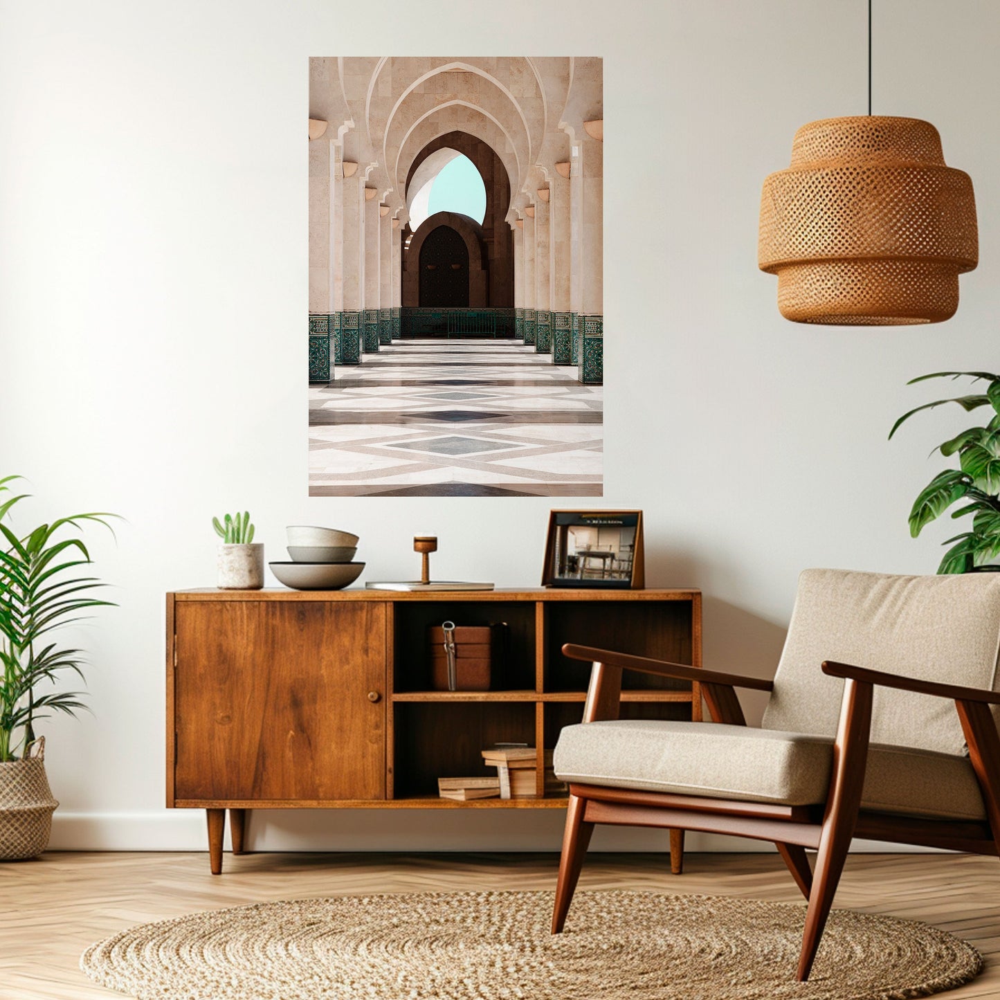 Poster verticale staccabile e attaccabile ARCHES OF SERENITY