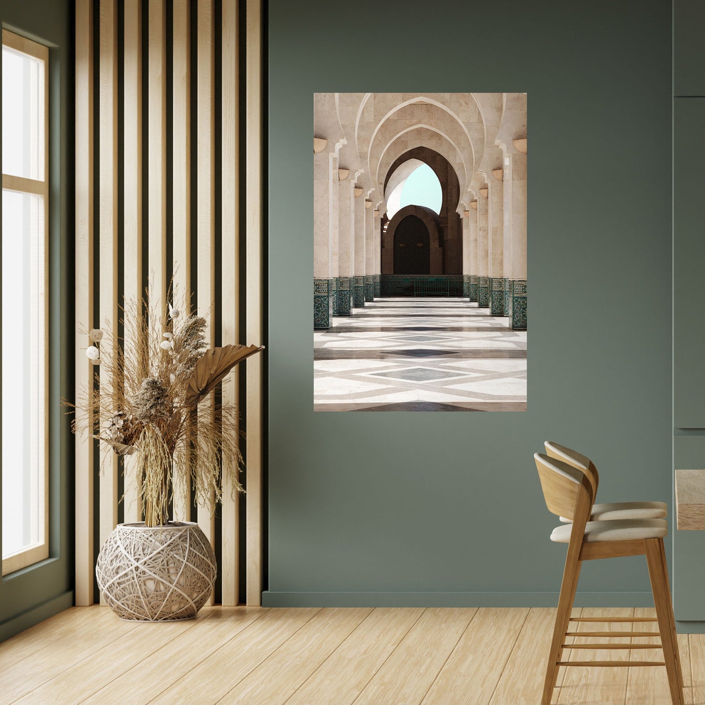 Poster verticale staccabile e attaccabile ARCHES OF SERENITY
