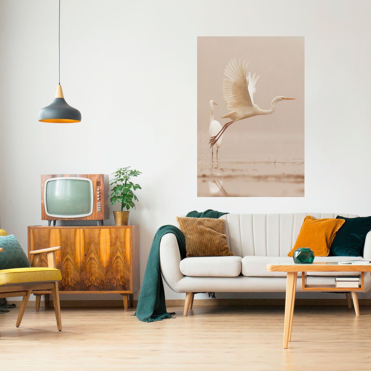 Poster verticale ELEGANT ASCENT stacca e attacca