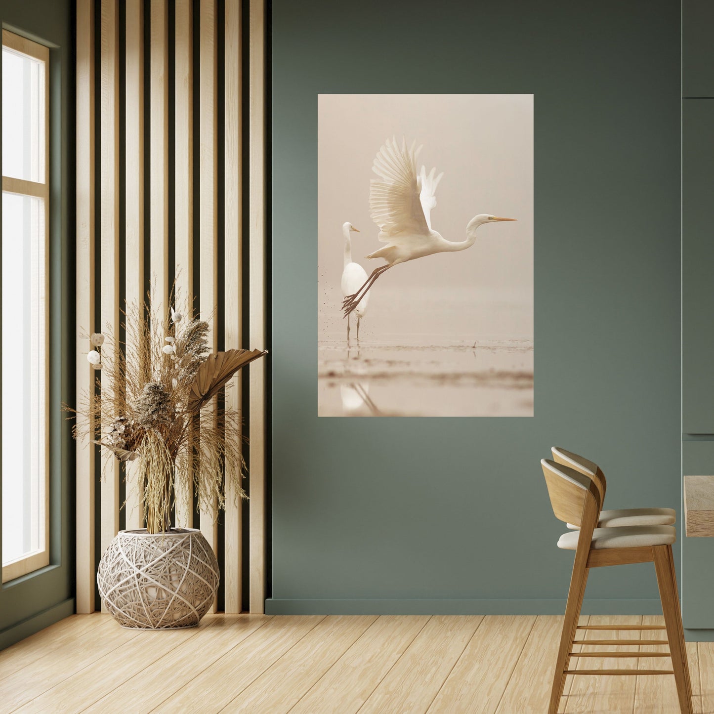 Poster verticale ELEGANT ASCENT stacca e attacca