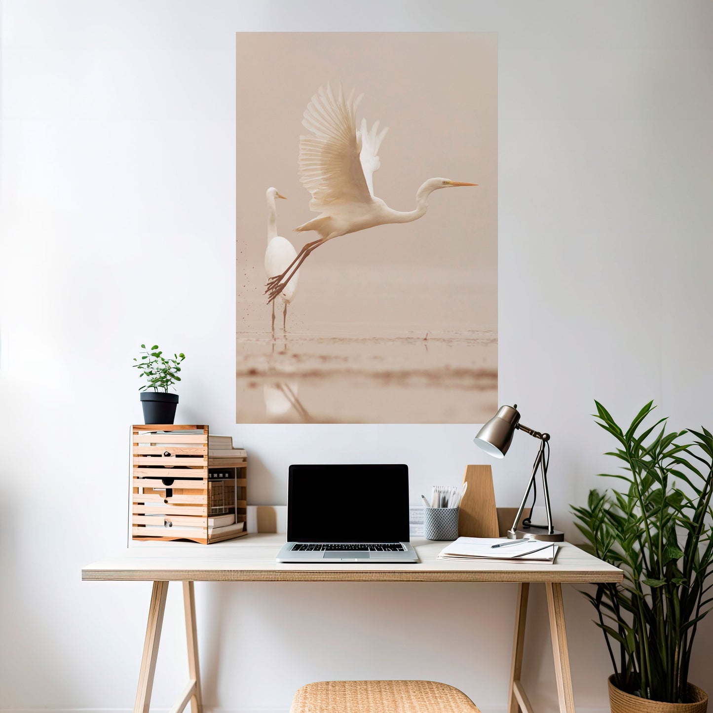 Poster verticale ELEGANT ASCENT stacca e attacca