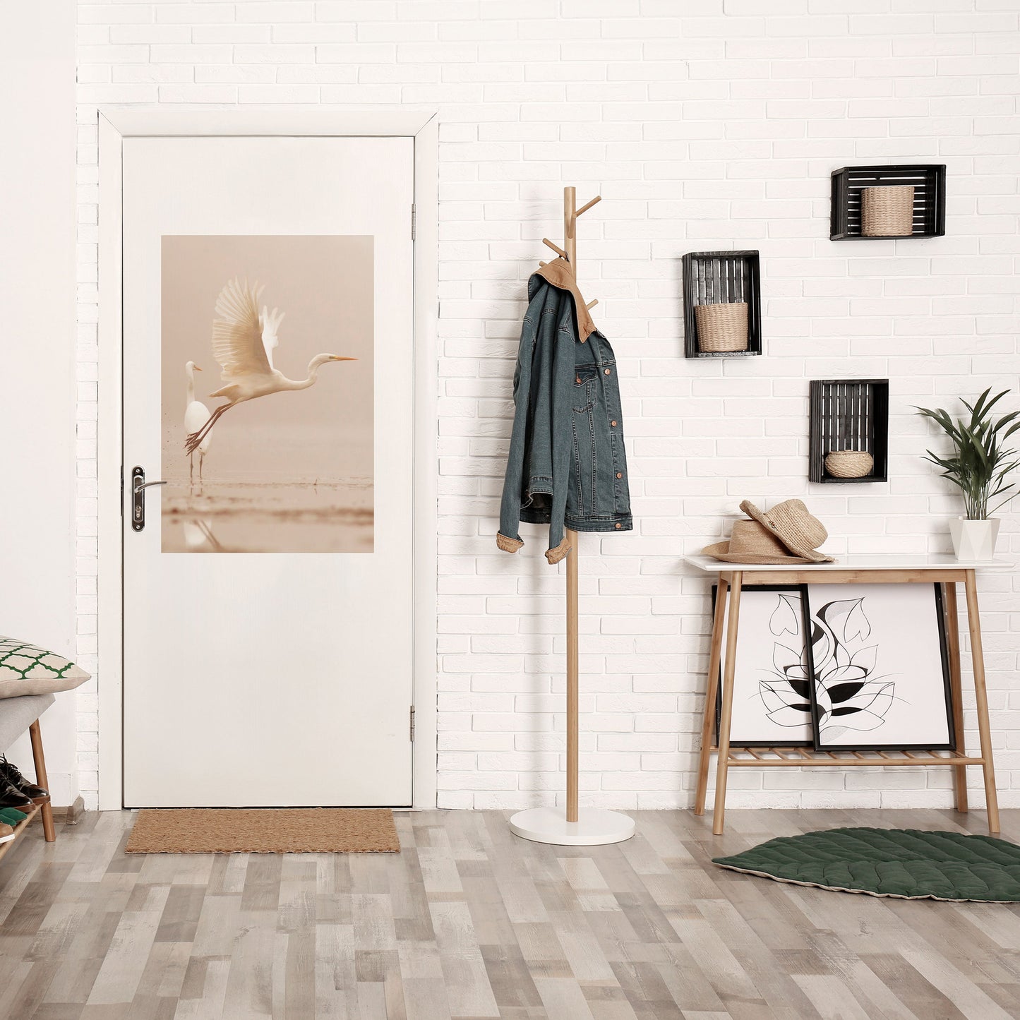 Poster verticale ELEGANT ASCENT stacca e attacca