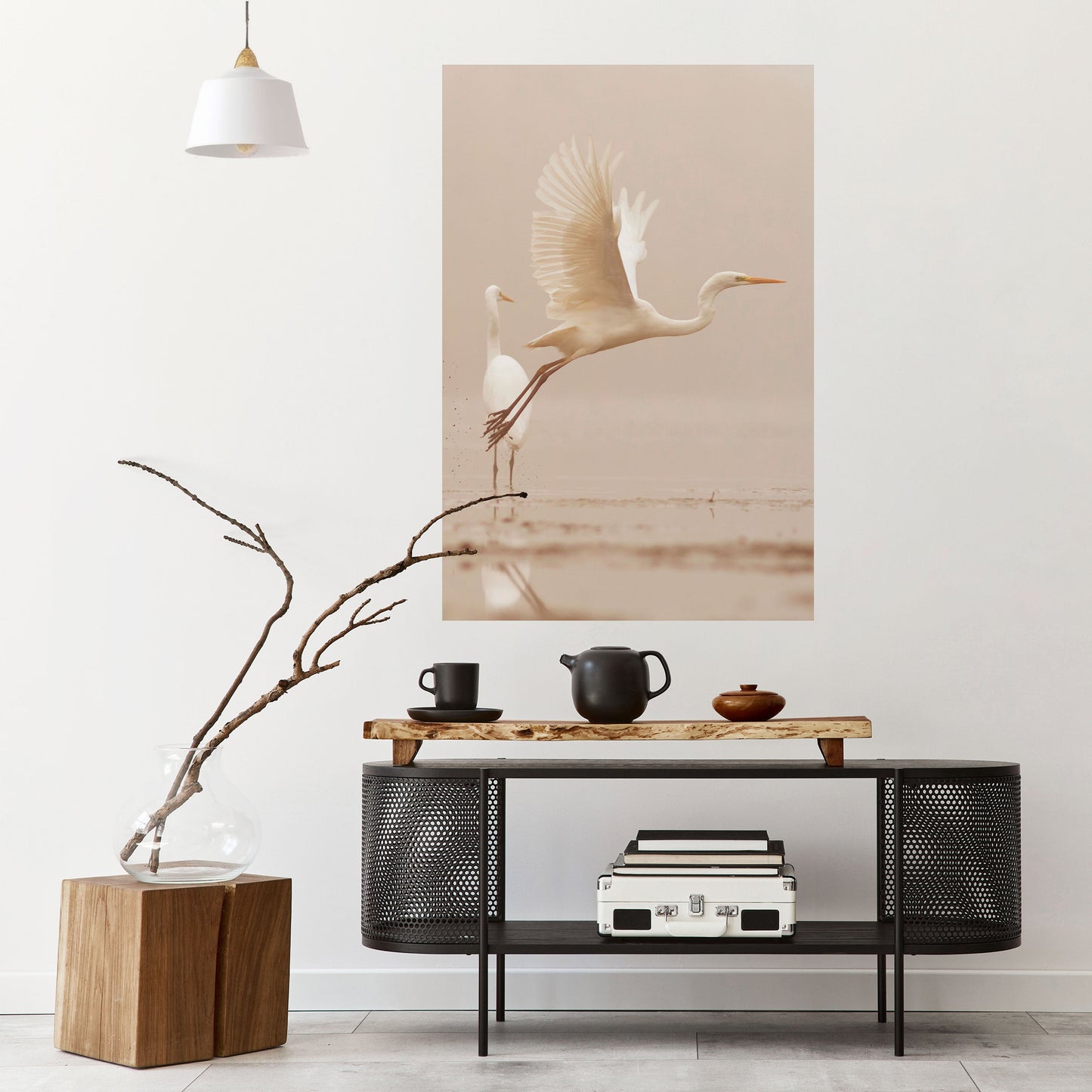 Poster verticale ELEGANT ASCENT stacca e attacca