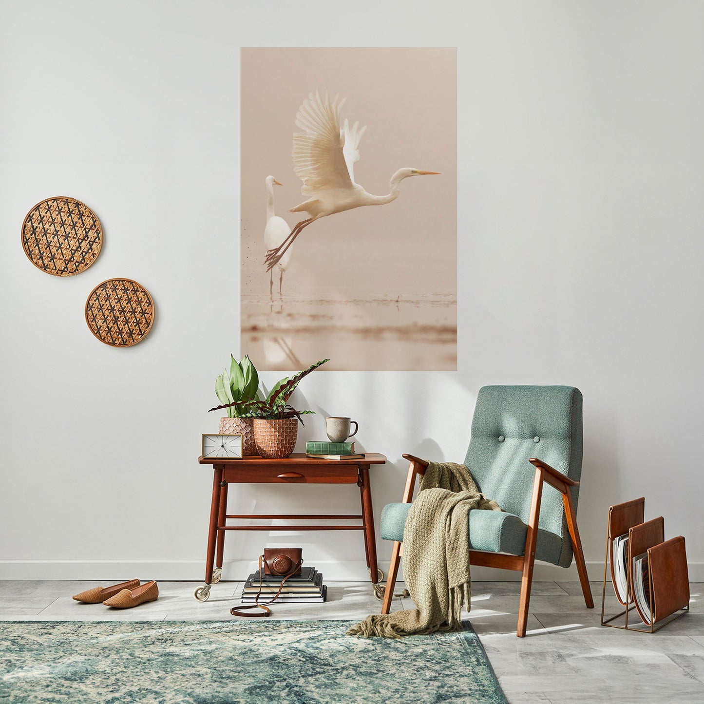 Poster verticale ELEGANT ASCENT stacca e attacca