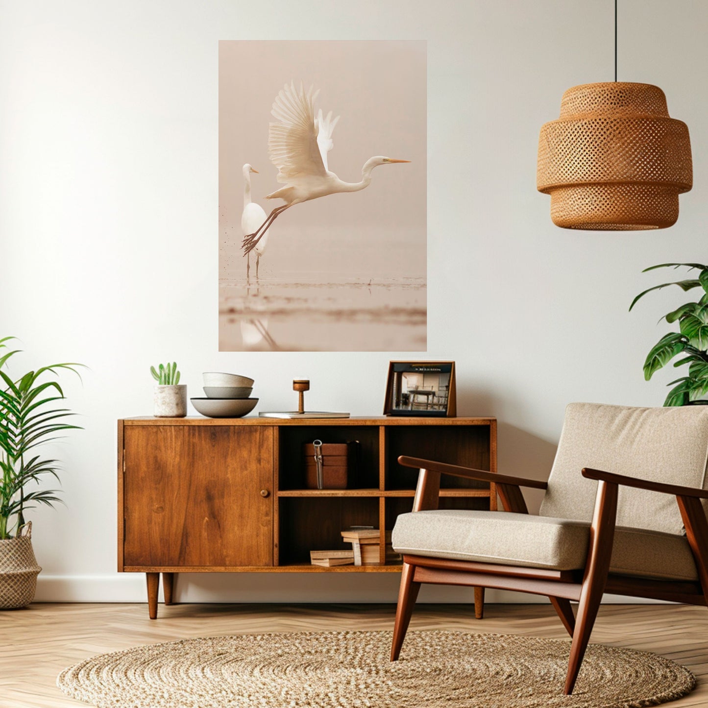 Poster verticale ELEGANT ASCENT stacca e attacca