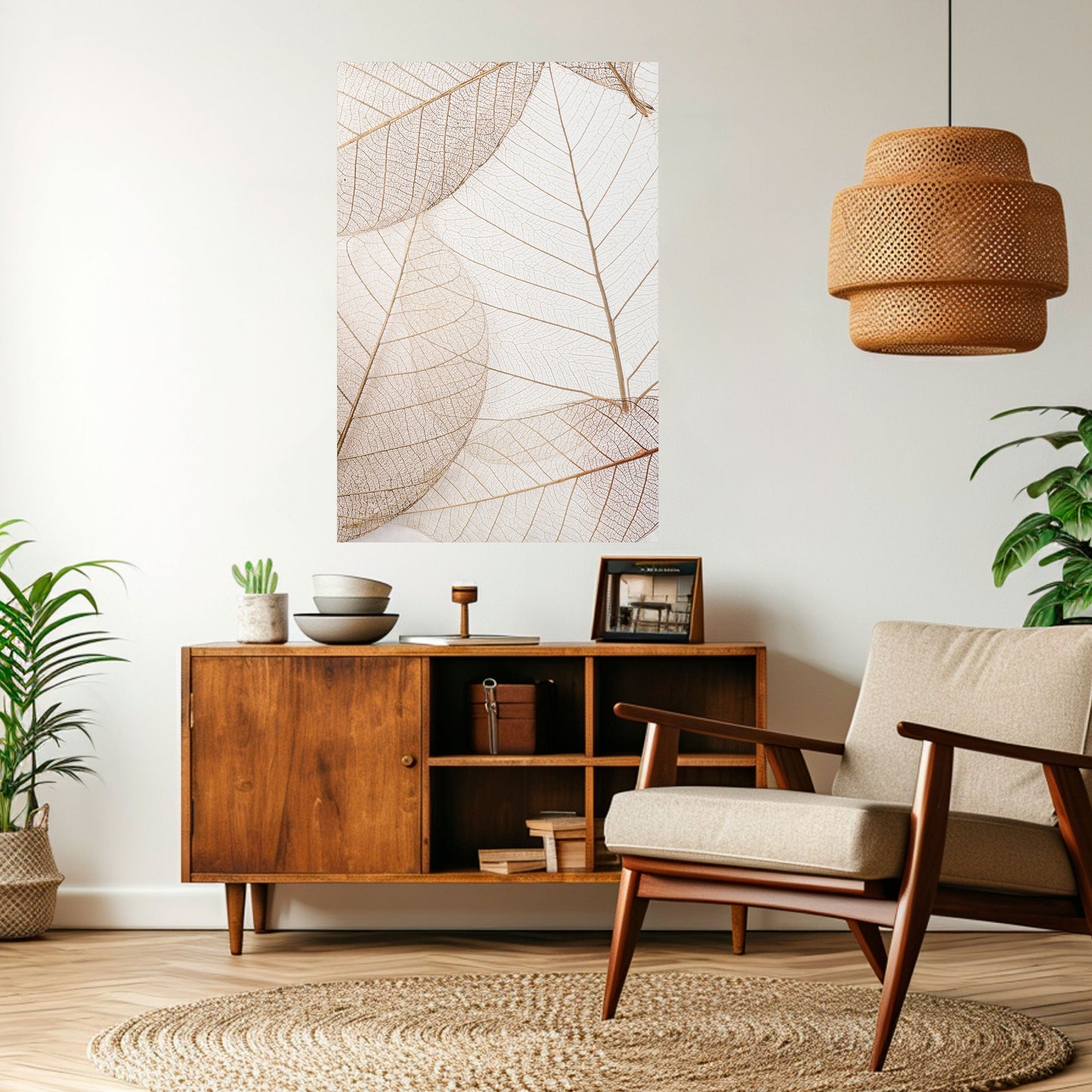 Poster verticale staccabile e attaccabile "ETEREAL VEINED GRACE"