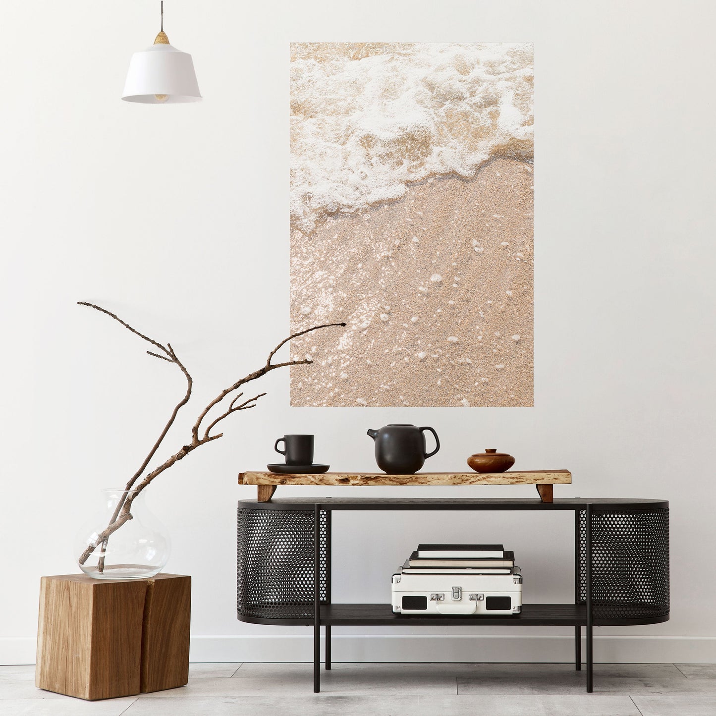 Poster verticale staccabile e attaccabile SHIMMERING SHORELINE
