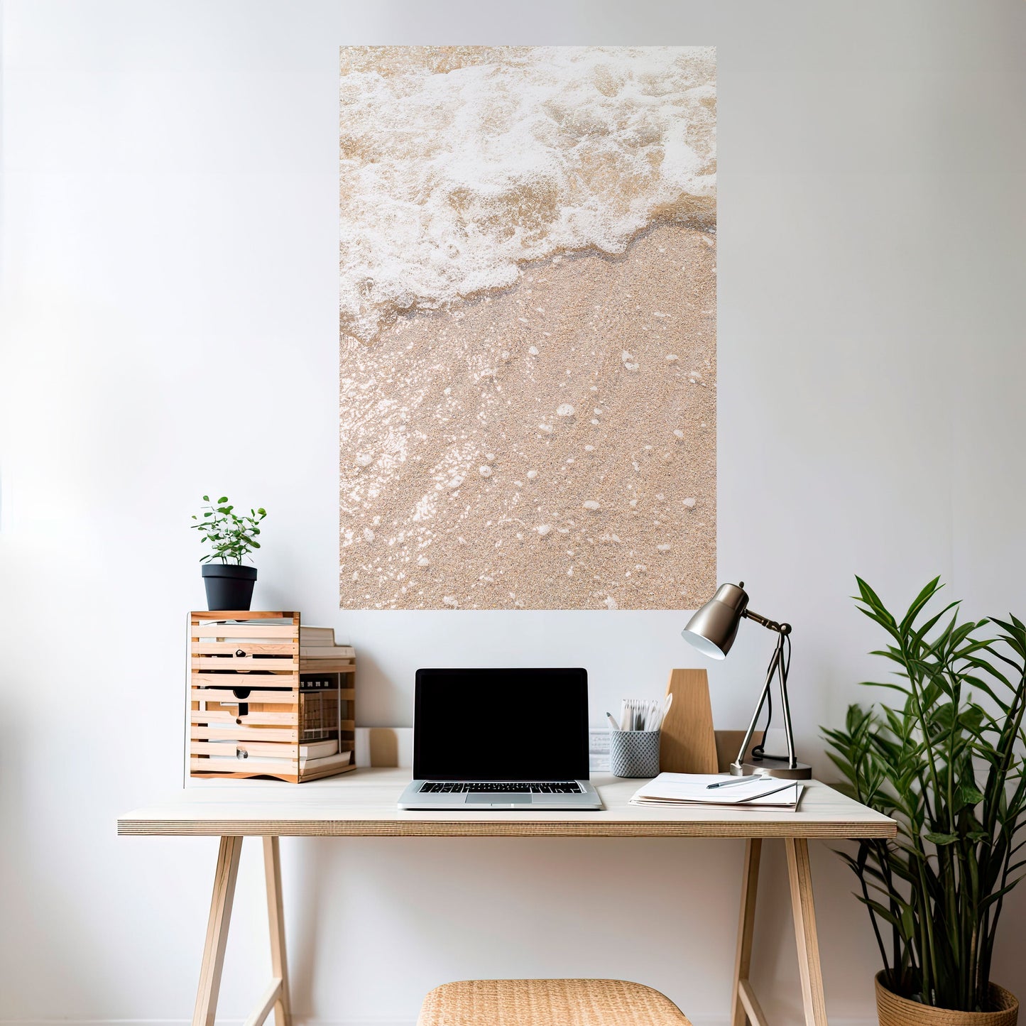 Poster verticale staccabile e attaccabile SHIMMERING SHORELINE