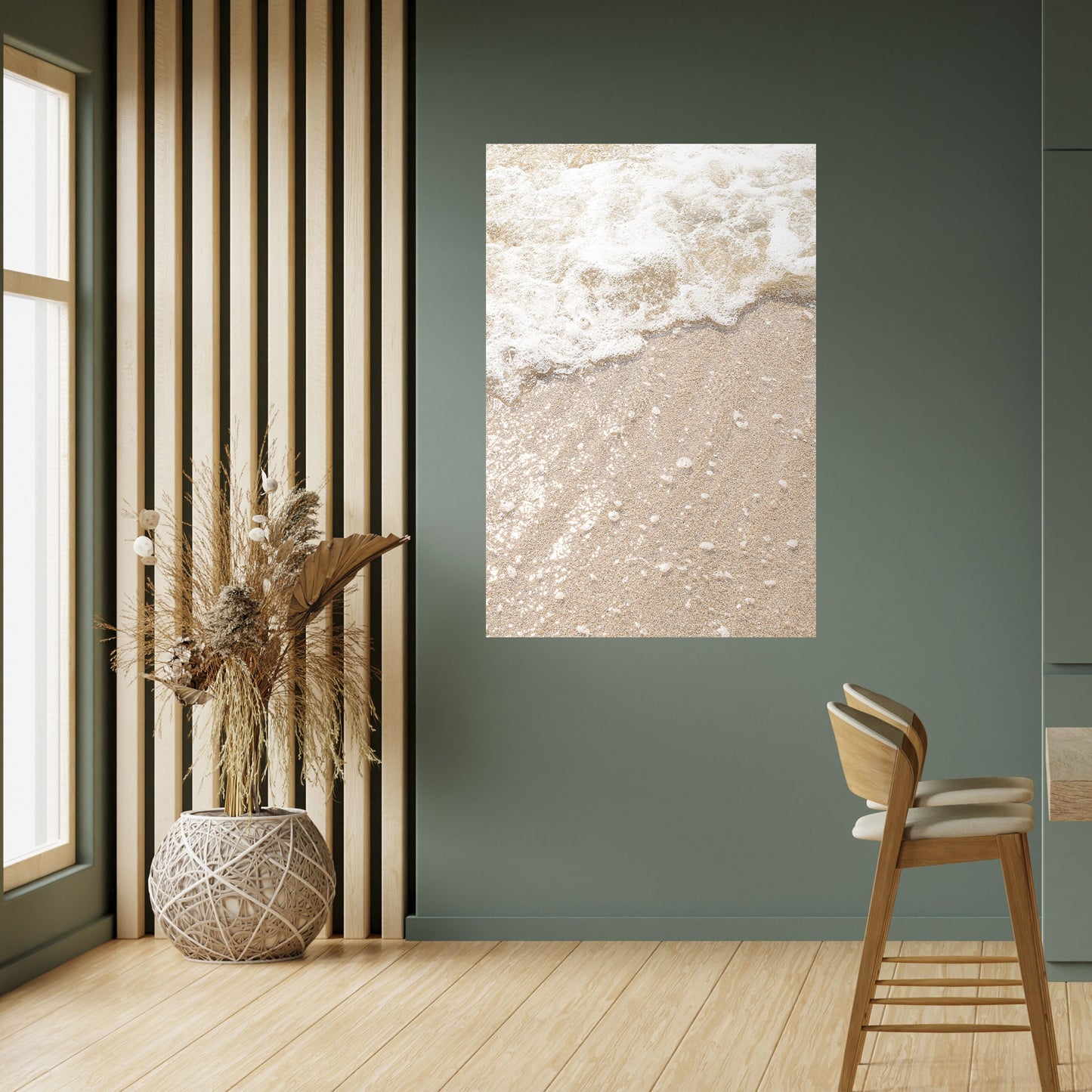 Poster verticale staccabile e attaccabile SHIMMERING SHORELINE