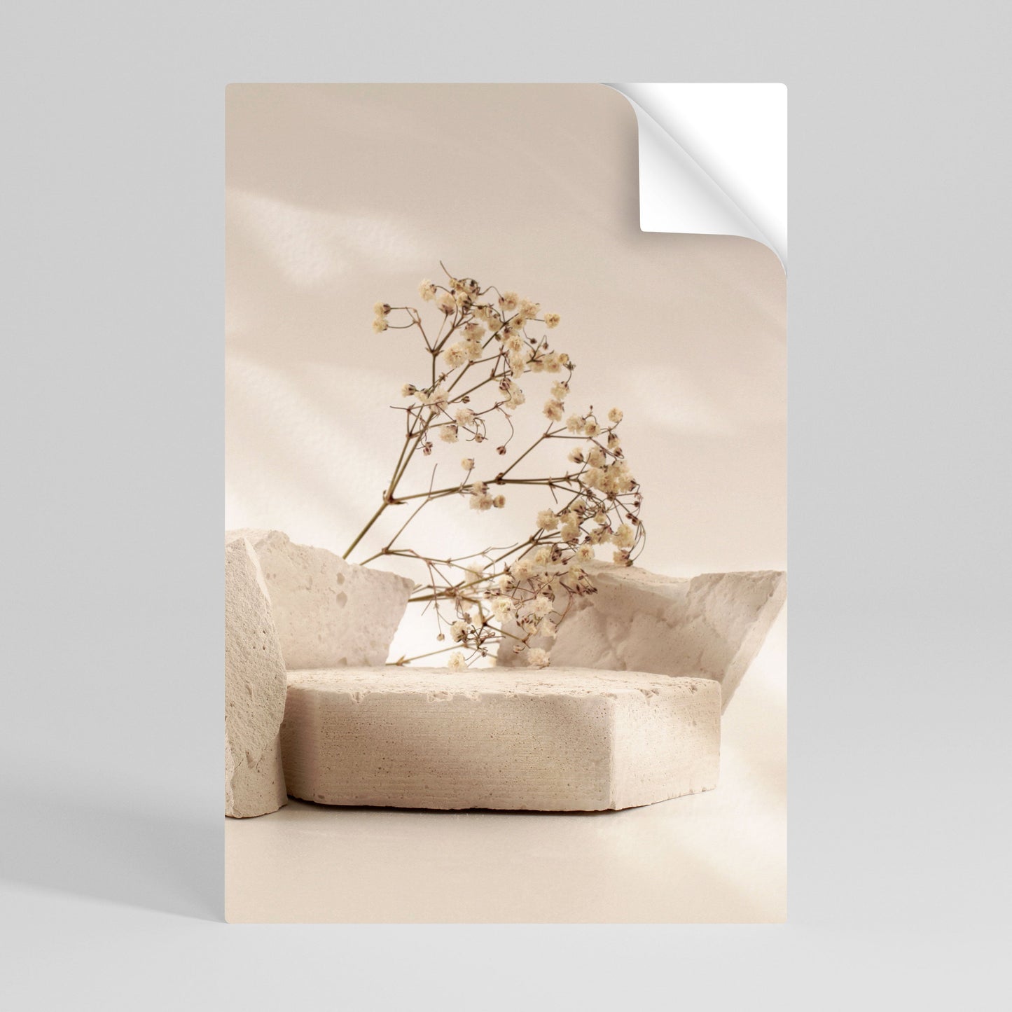 ELEGANT EMBERS Poster verticale staccabile e attaccabile
