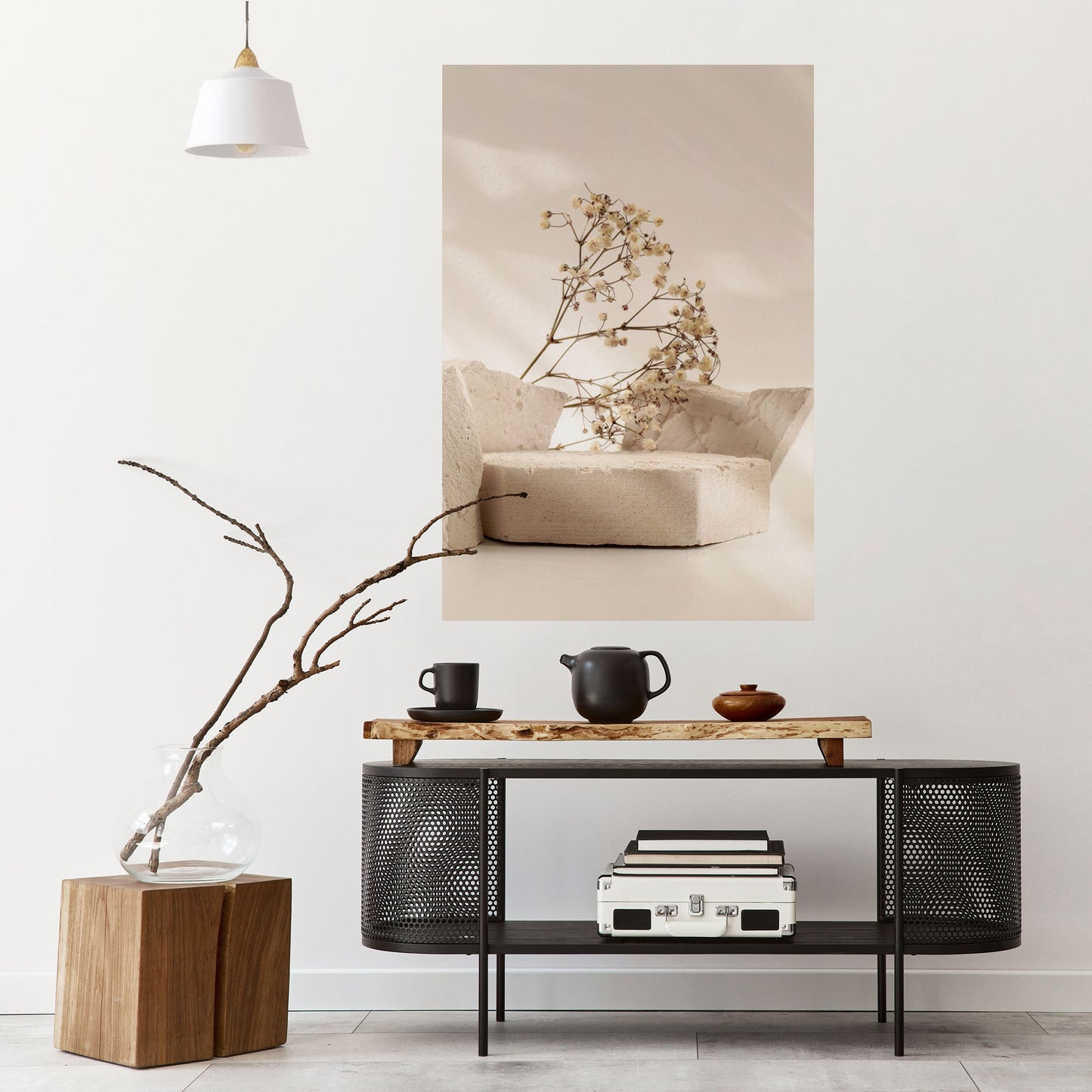 ELEGANT EMBERS Poster verticale staccabile e attaccabile
