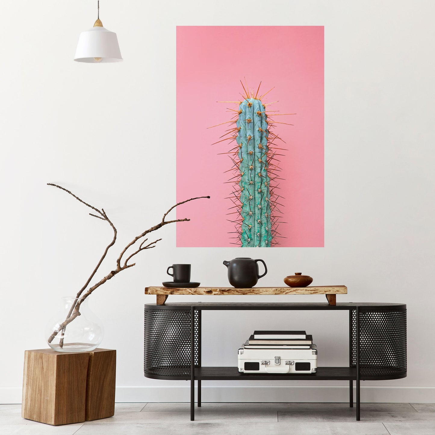 MISTER CACTUS Poster verticale staccabile e attaccabile