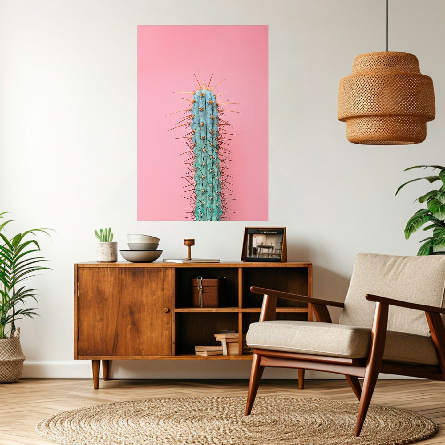 MISTER CACTUS Poster verticale staccabile e attaccabile