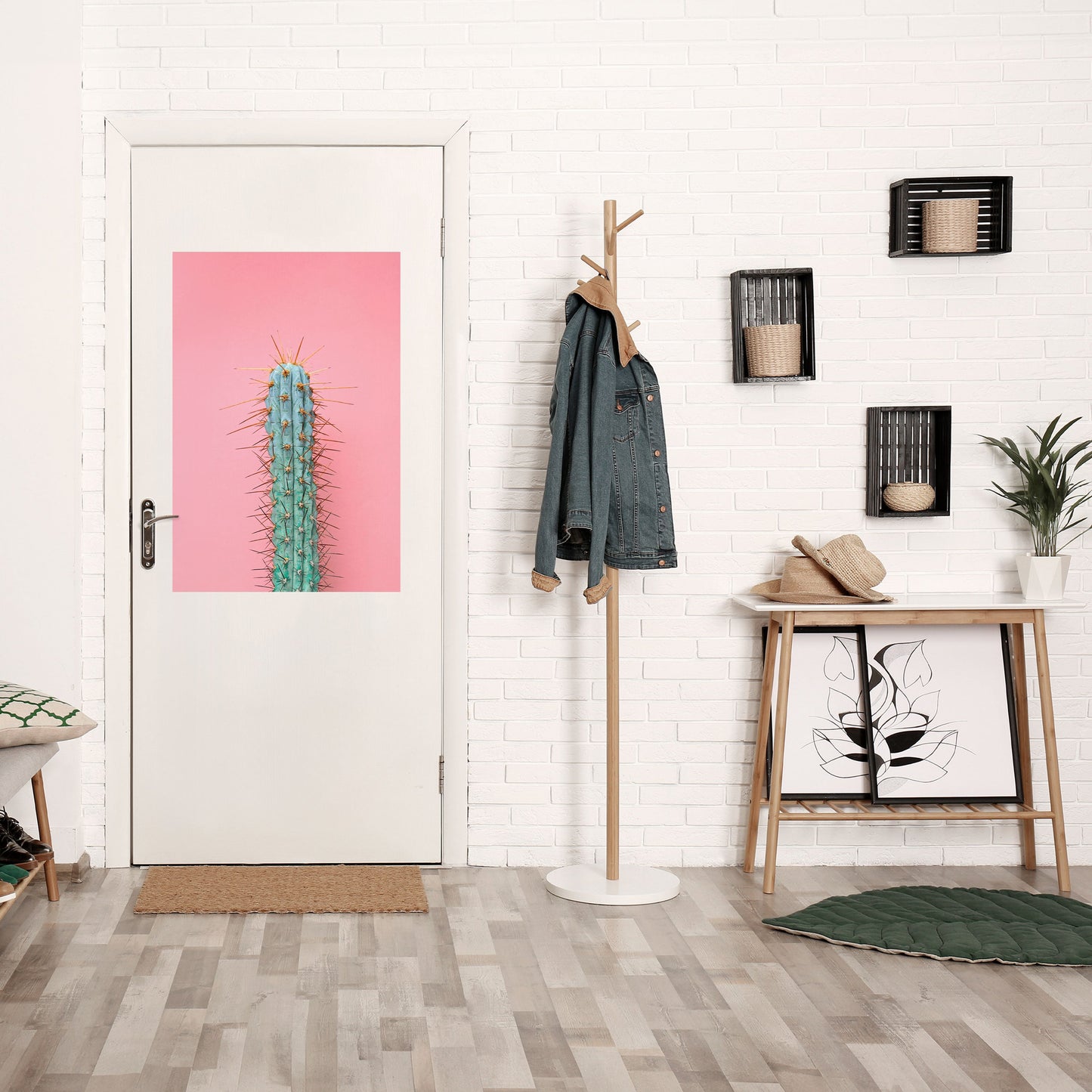 MISTER CACTUS Poster verticale staccabile e attaccabile