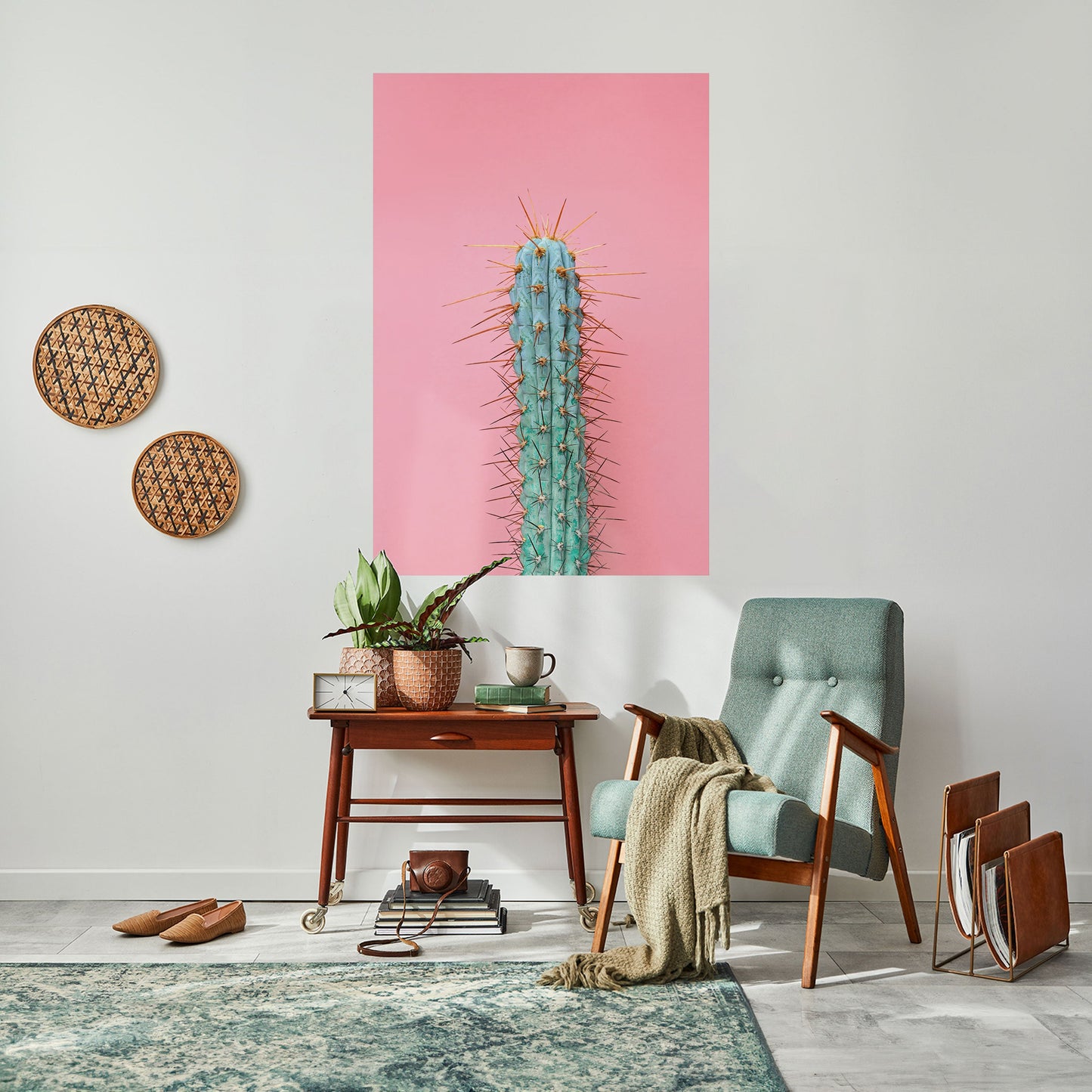 MISTER CACTUS Poster verticale staccabile e attaccabile