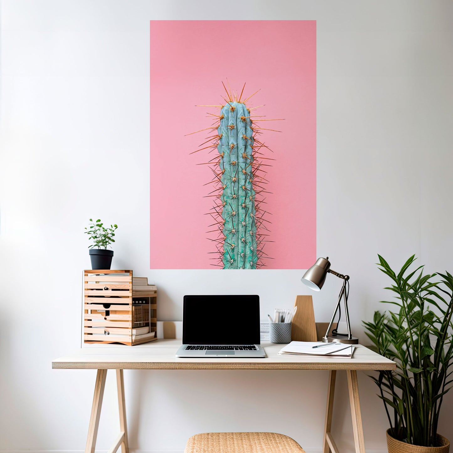 MISTER CACTUS Poster verticale staccabile e attaccabile
