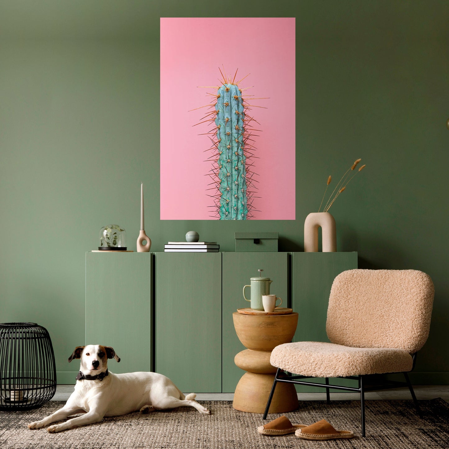 MISTER CACTUS Poster verticale staccabile e attaccabile