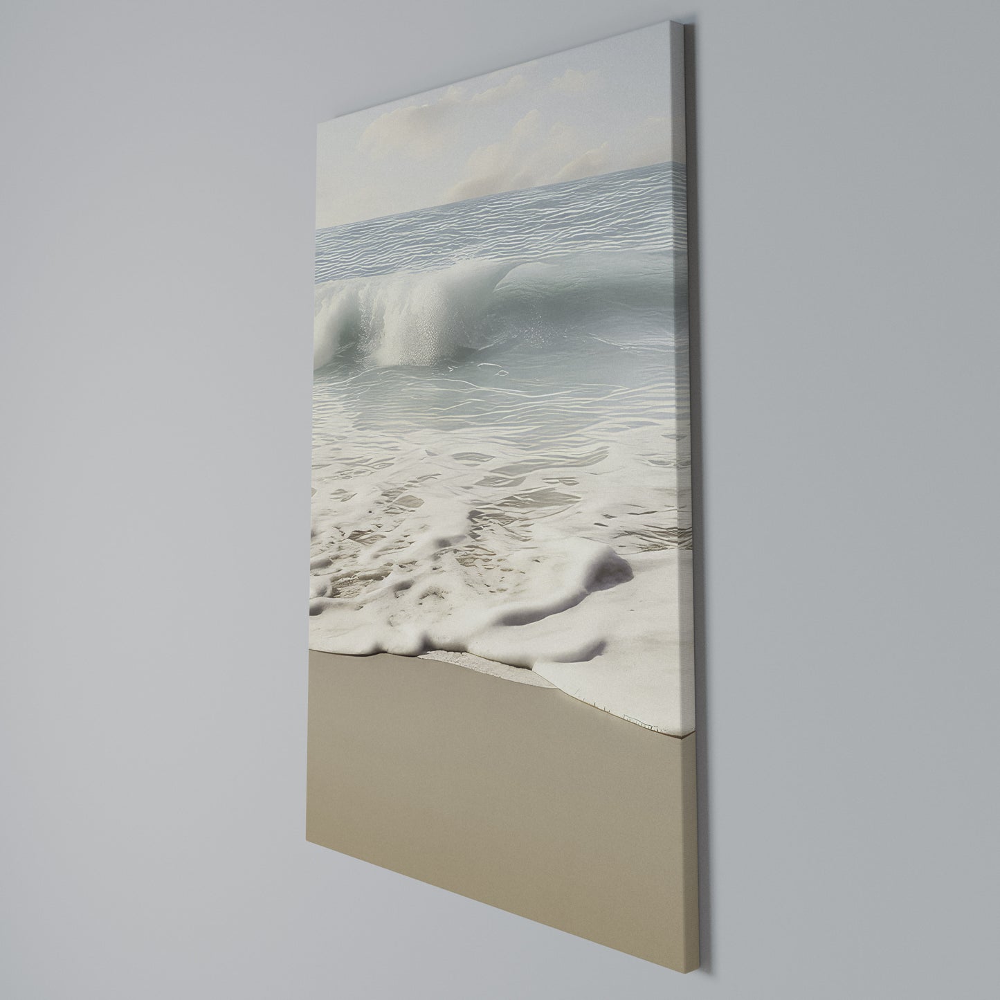 OCEAN WHISPER Stampa su Tela Verticale