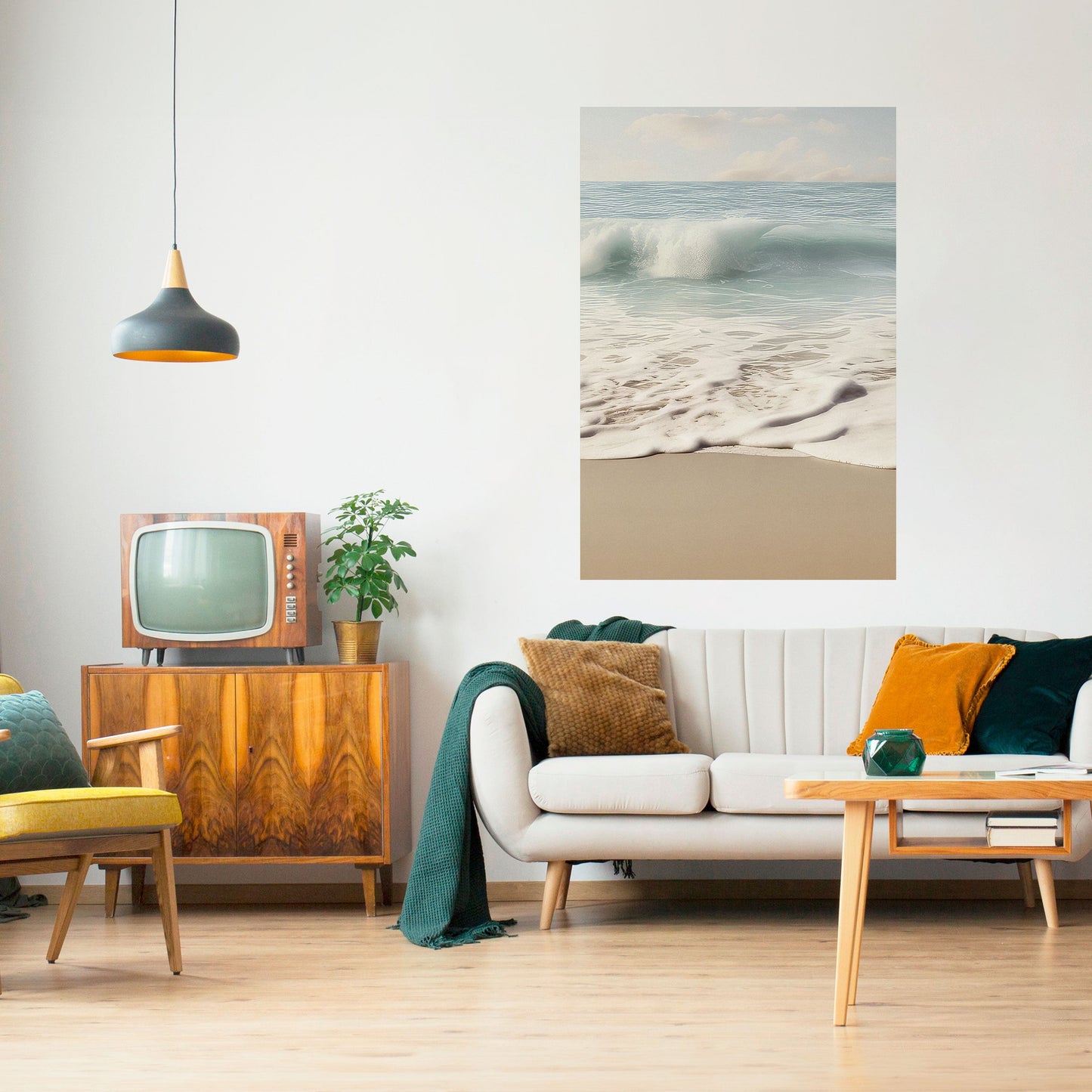 Poster verticale staccabile e attaccabile OCEAN WHISPER