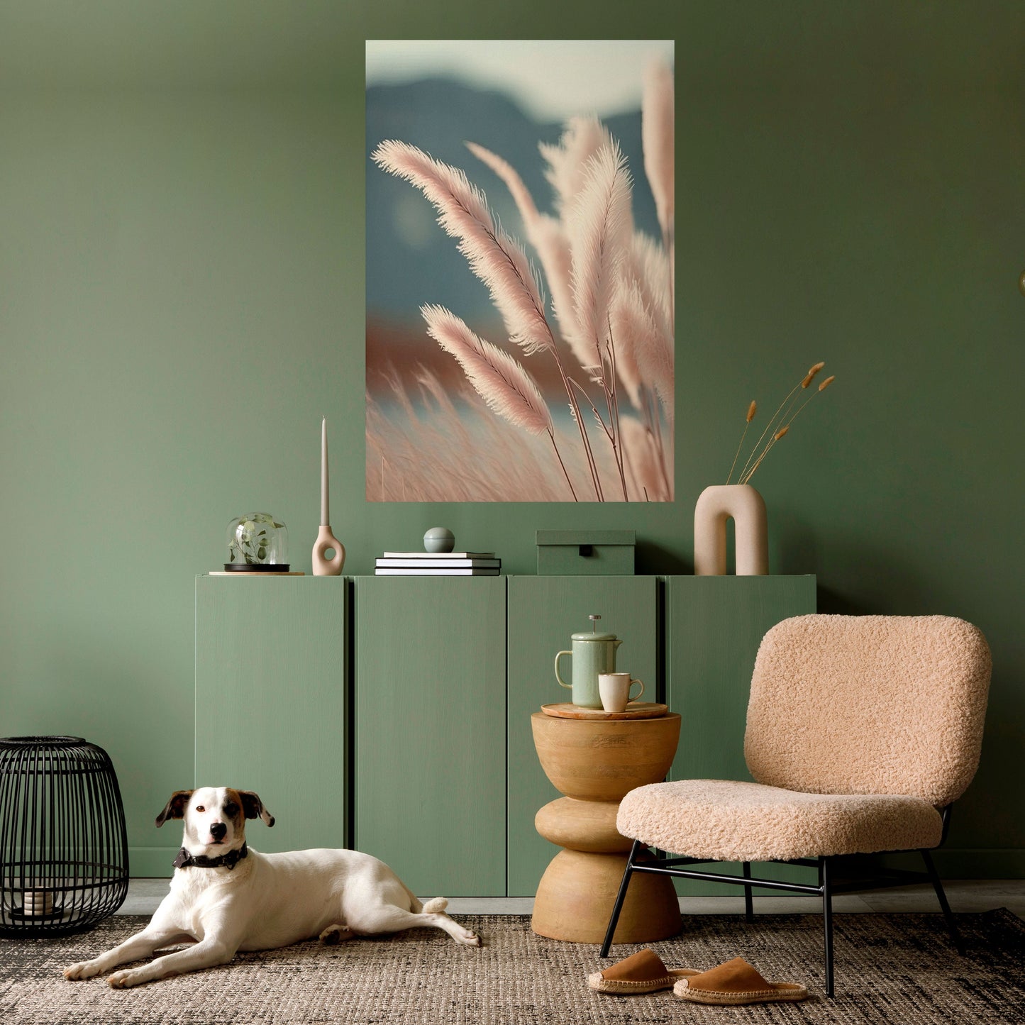 Poster verticale staccabile e attaccabile PAMPAS DREAMSCAPE