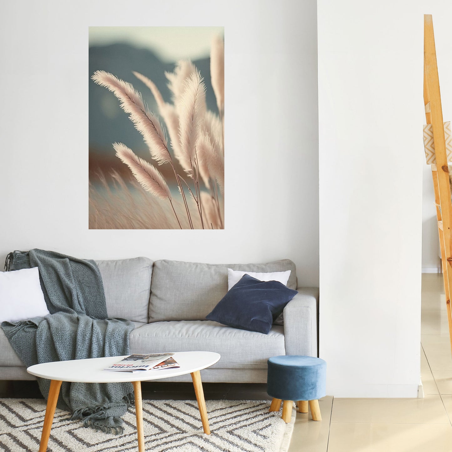 Poster verticale staccabile e attaccabile PAMPAS DREAMSCAPE