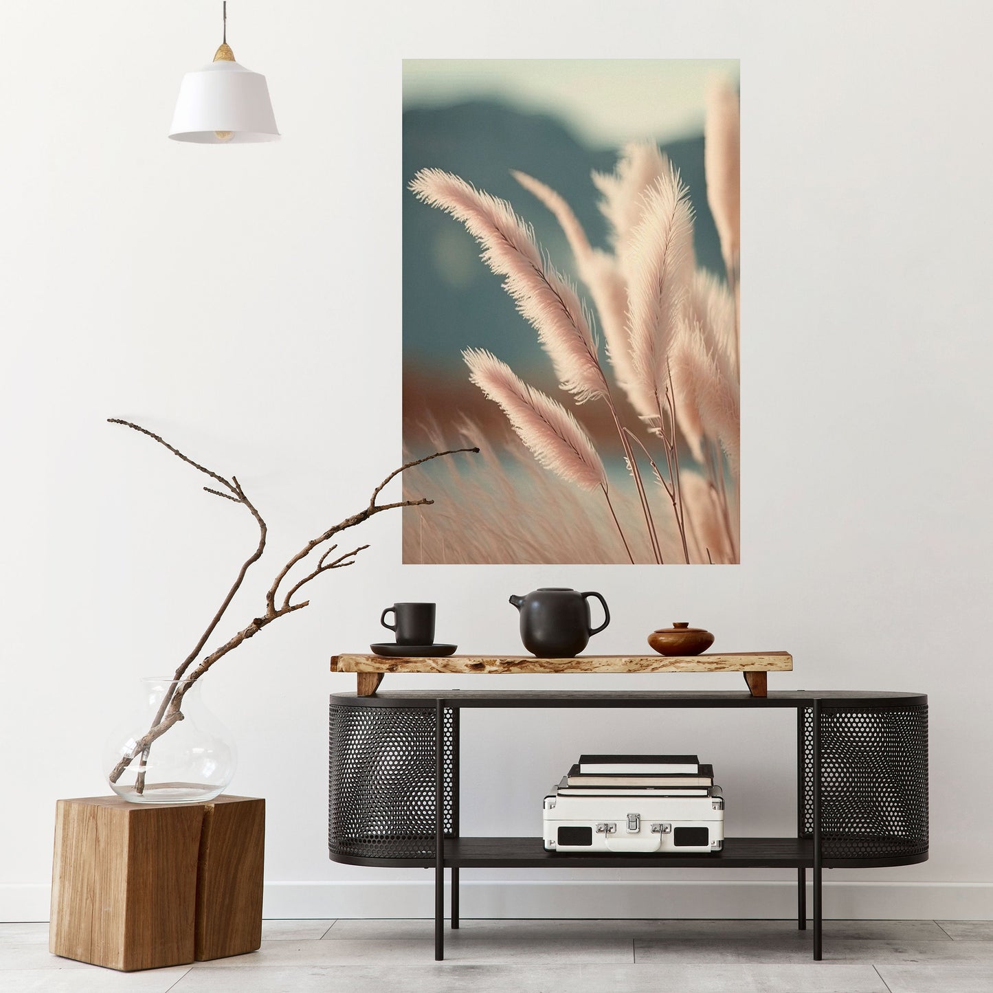 Poster verticale staccabile e attaccabile PAMPAS DREAMSCAPE
