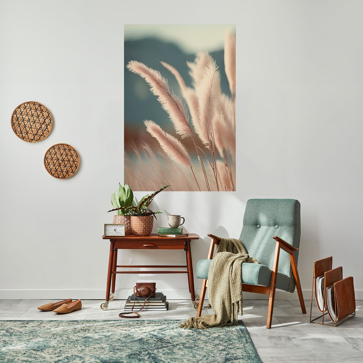 Poster verticale staccabile e attaccabile PAMPAS DREAMSCAPE