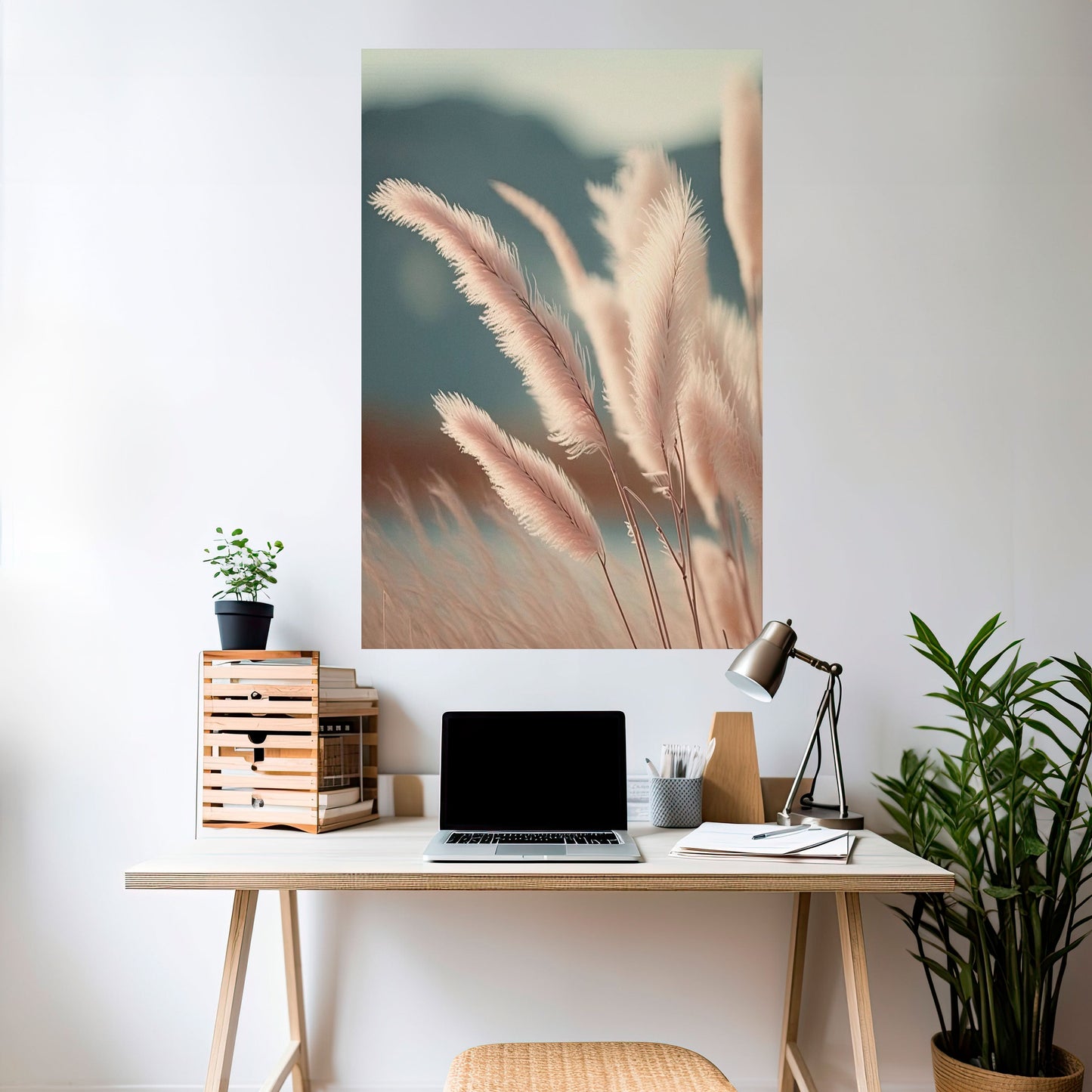 Poster verticale staccabile e attaccabile PAMPAS DREAMSCAPE