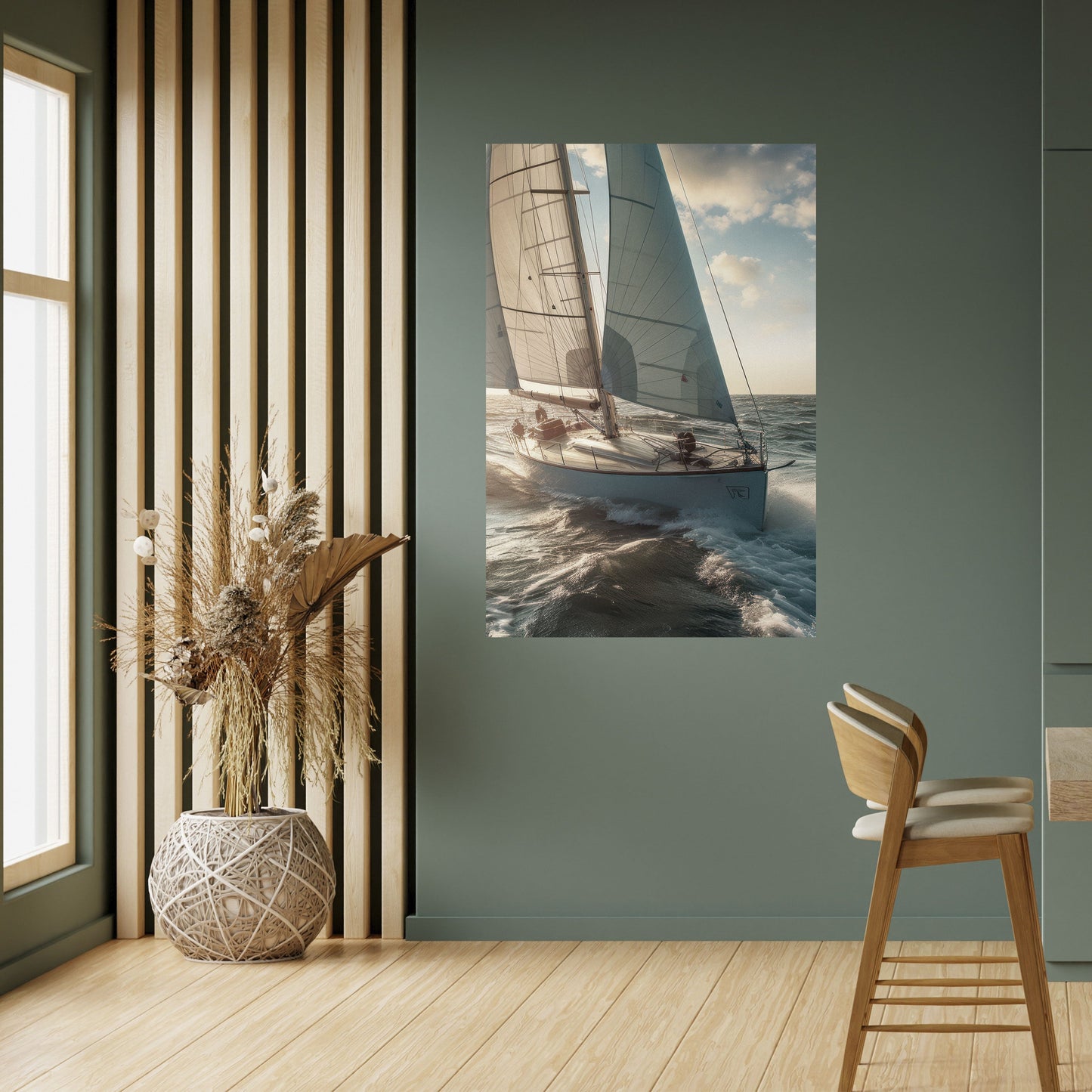 Poster verticale staccabile e attaccabile WAVES OF FREEDOM