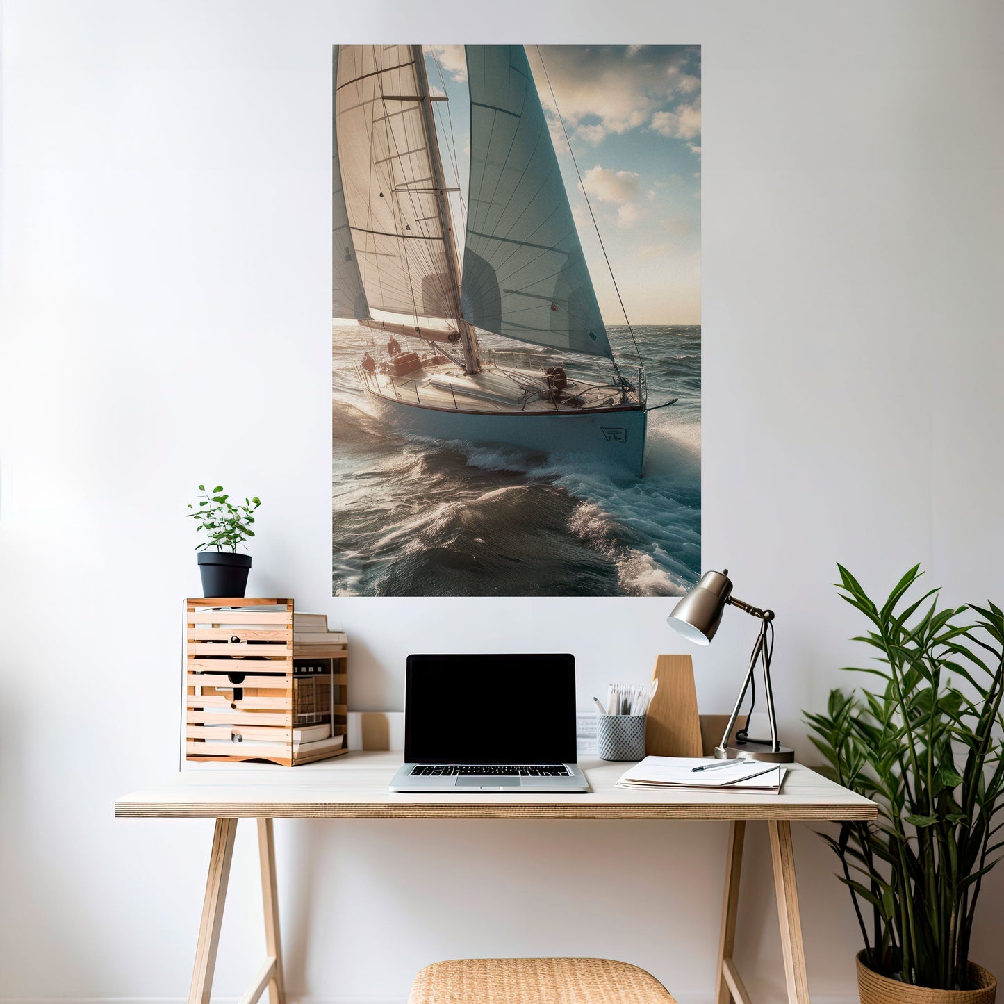 Poster verticale staccabile e attaccabile WAVES OF FREEDOM