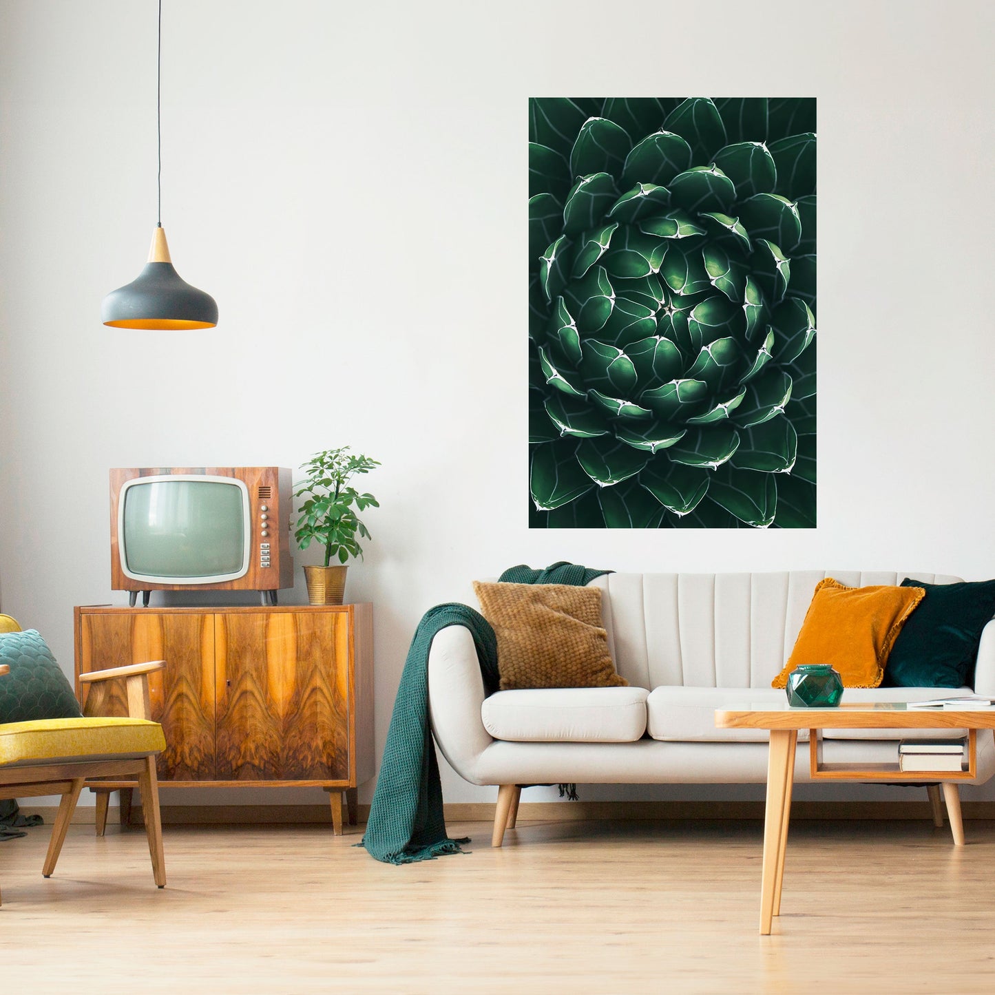 Poster verticale staccabile e attaccabile LUSH LABYRINTH