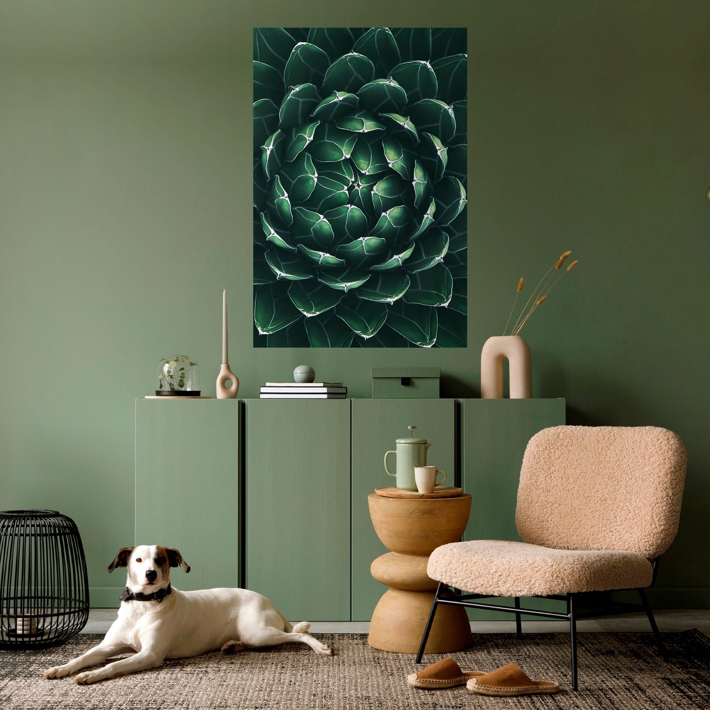 Poster verticale staccabile e attaccabile LUSH LABYRINTH
