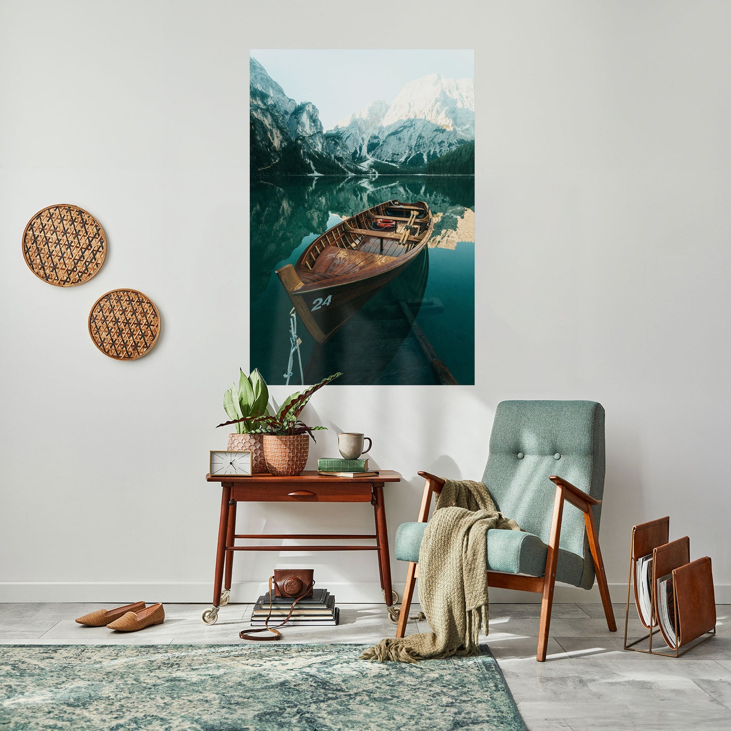 Poster verticale staccabile e attaccabile STILL WATERS