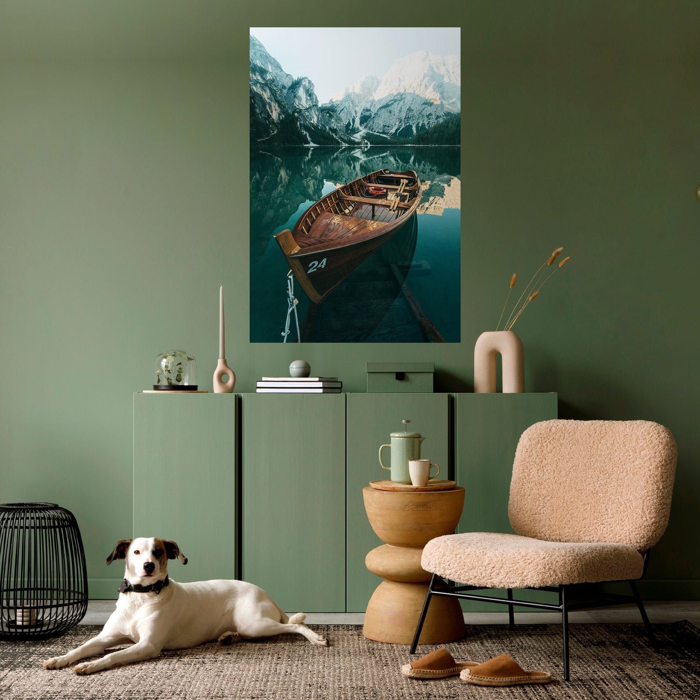 Poster verticale staccabile e attaccabile STILL WATERS