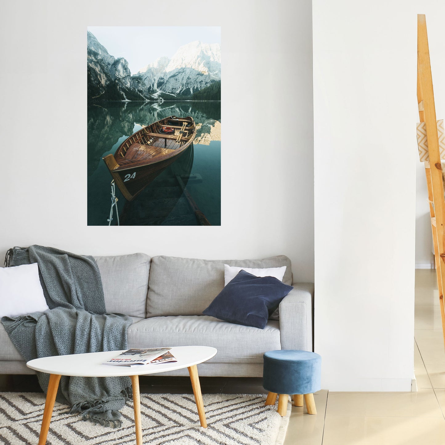 Poster verticale staccabile e attaccabile STILL WATERS