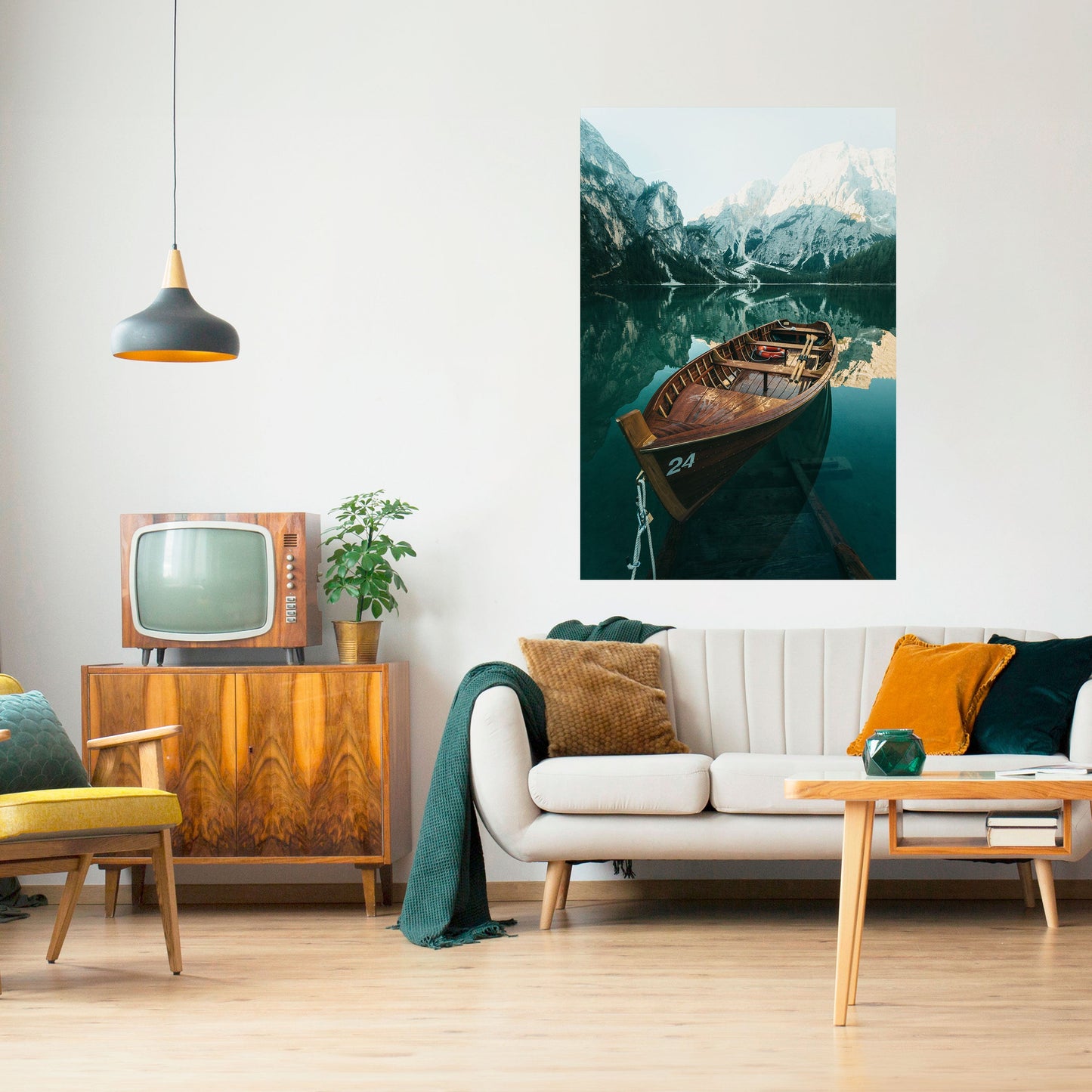 Poster verticale staccabile e attaccabile STILL WATERS