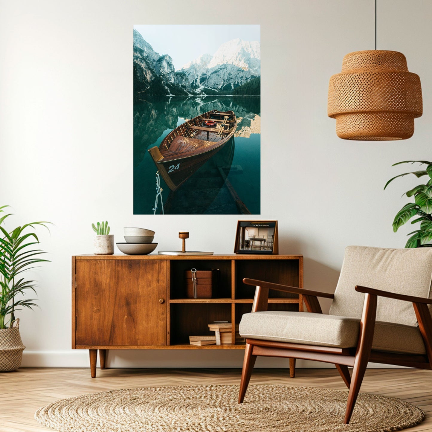 Poster verticale staccabile e attaccabile STILL WATERS
