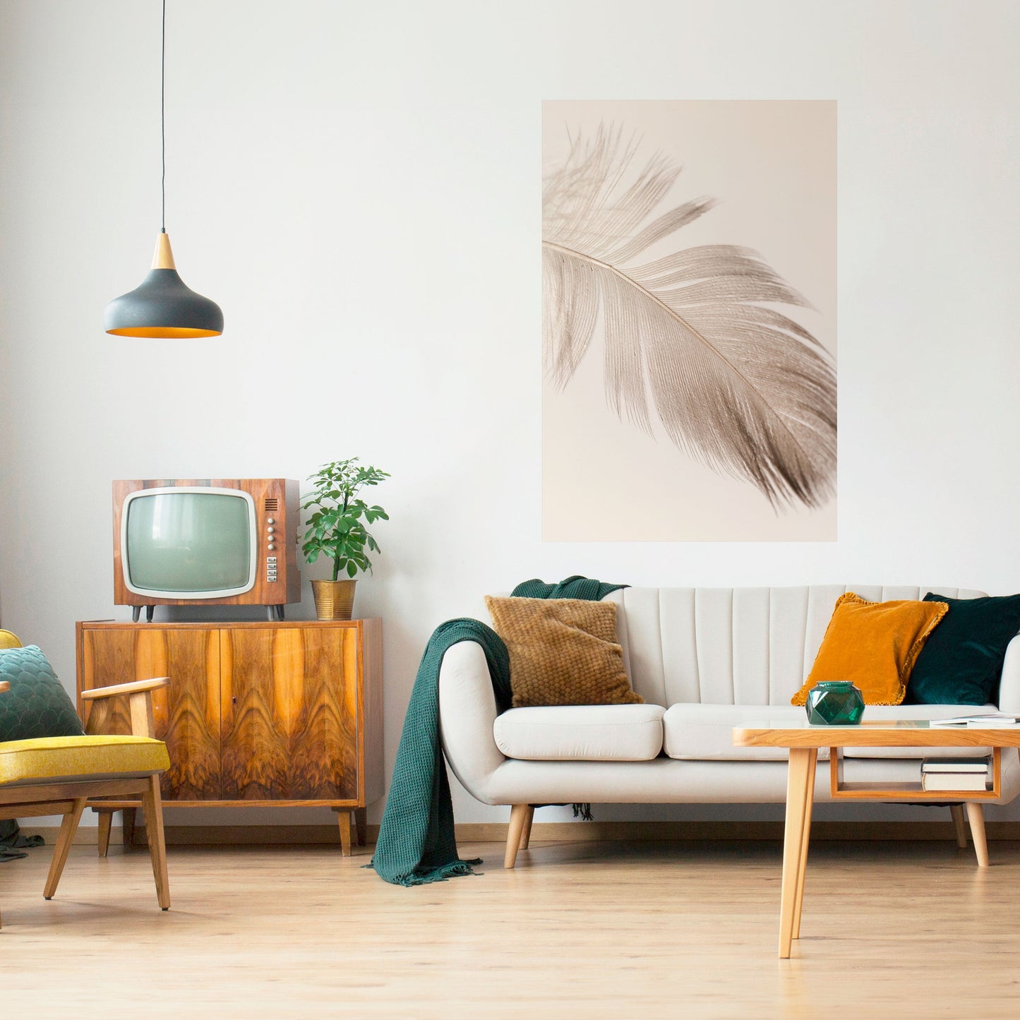 GRACEFULNESS PRECISION Poster verticale staccabile e attaccabile