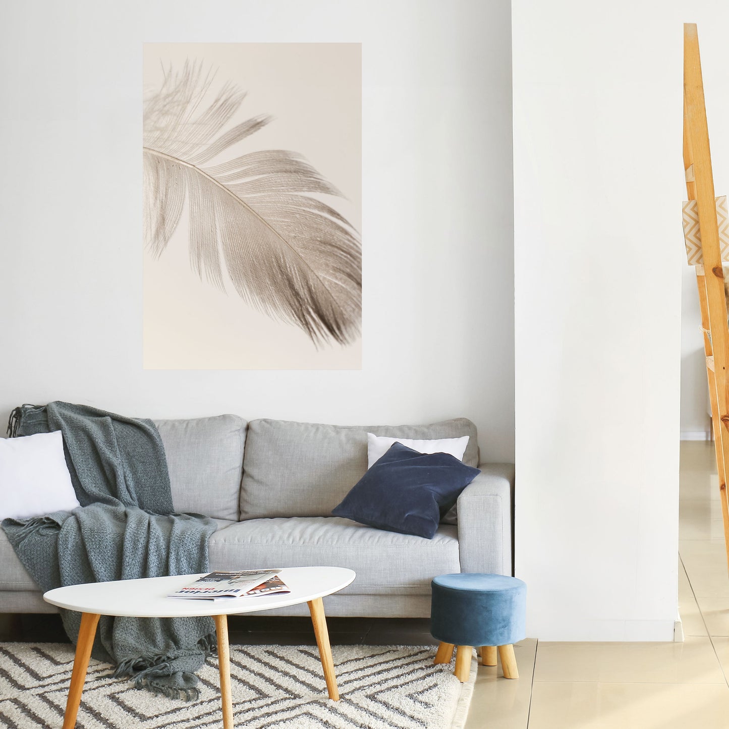 GRACEFULNESS PRECISION Poster verticale staccabile e attaccabile